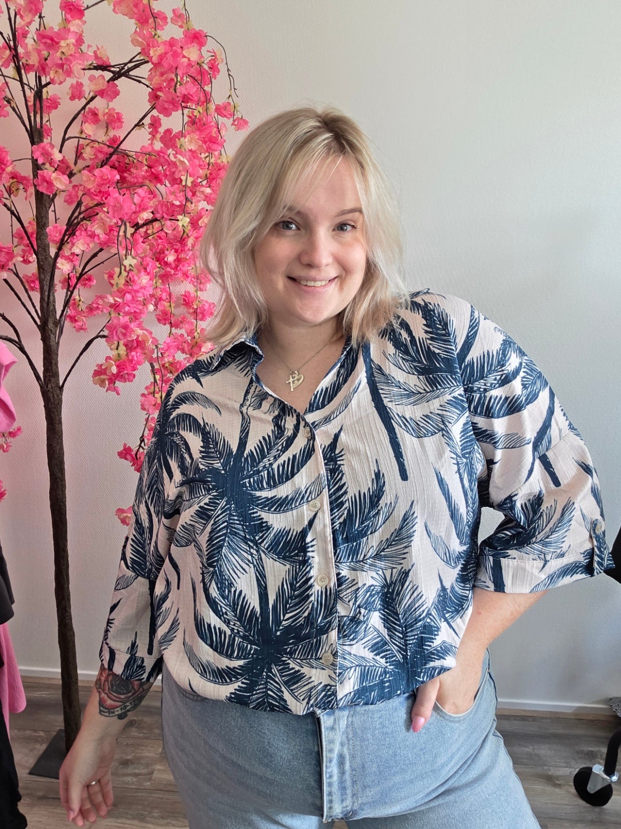 Palm blouse