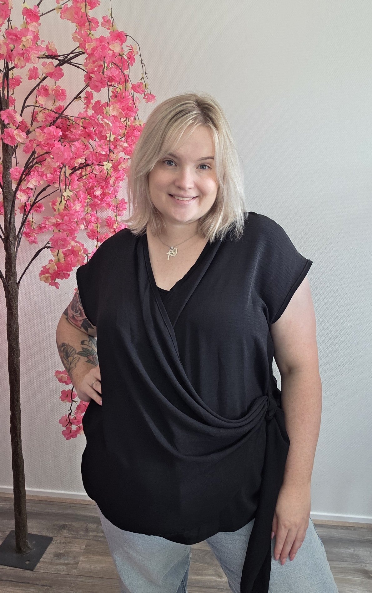 Wrap Tee (In 4 kleuren)