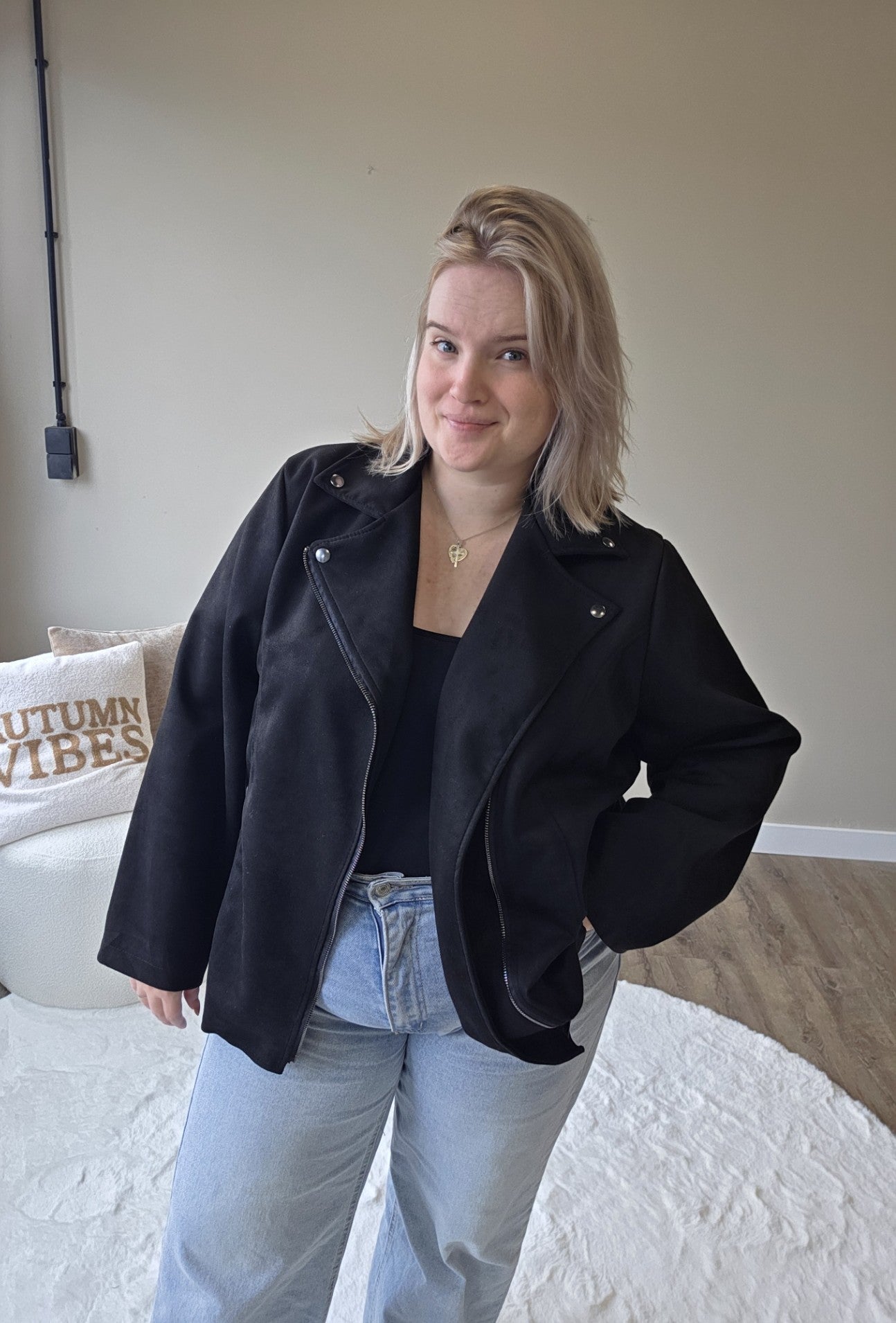 Suède Straight Jacket ( In 2 kleuren )