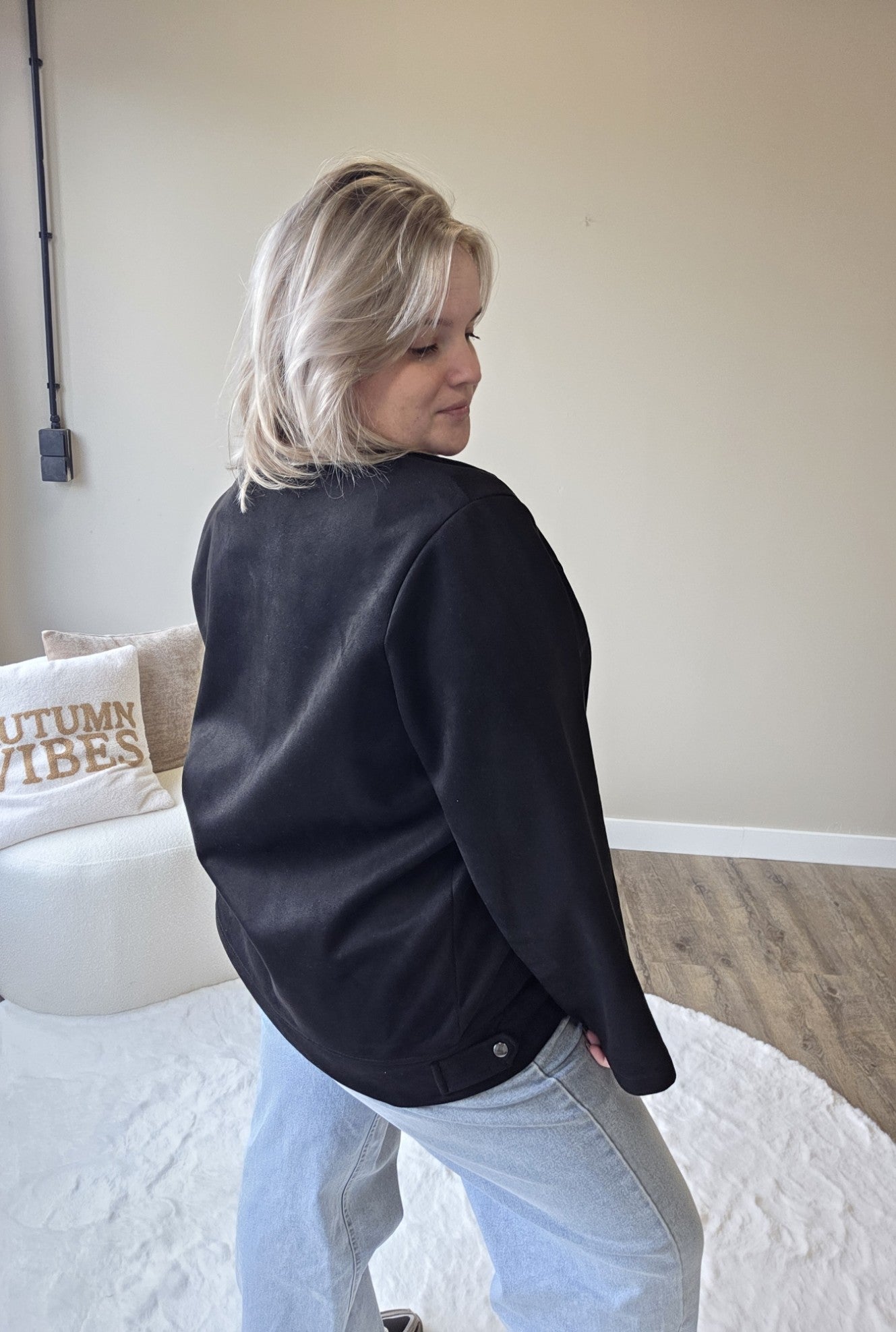Suède Straight Jacket ( In 2 kleuren )
