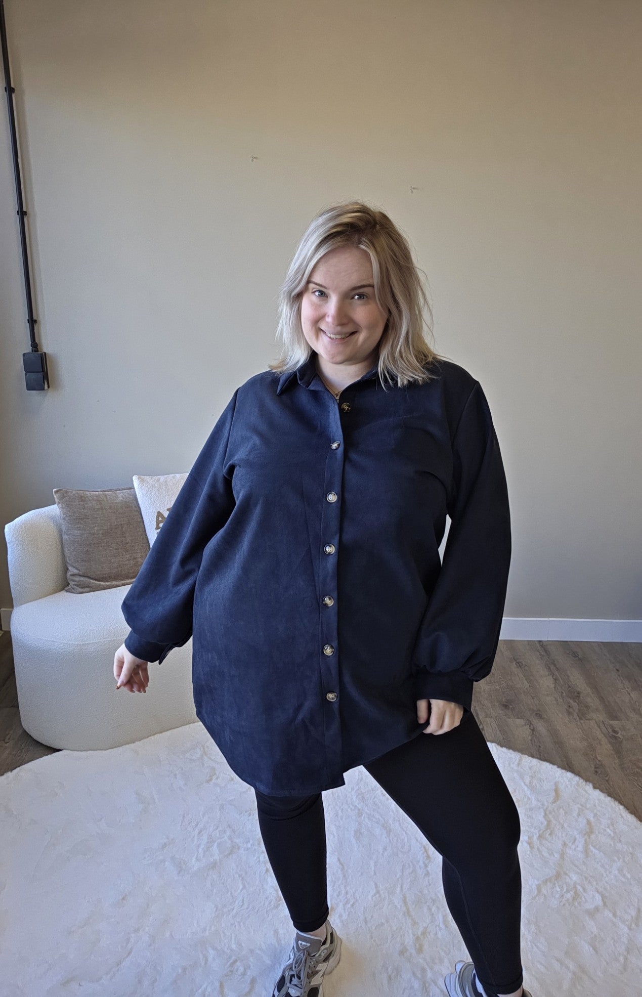 Suede Blouse (In 3 Kleuren)