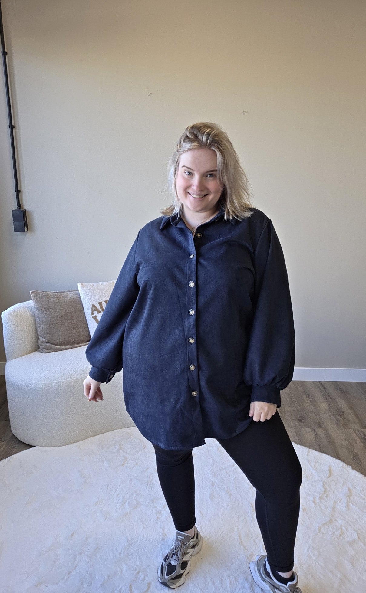 Suede Blouse (In 3 Kleuren)
