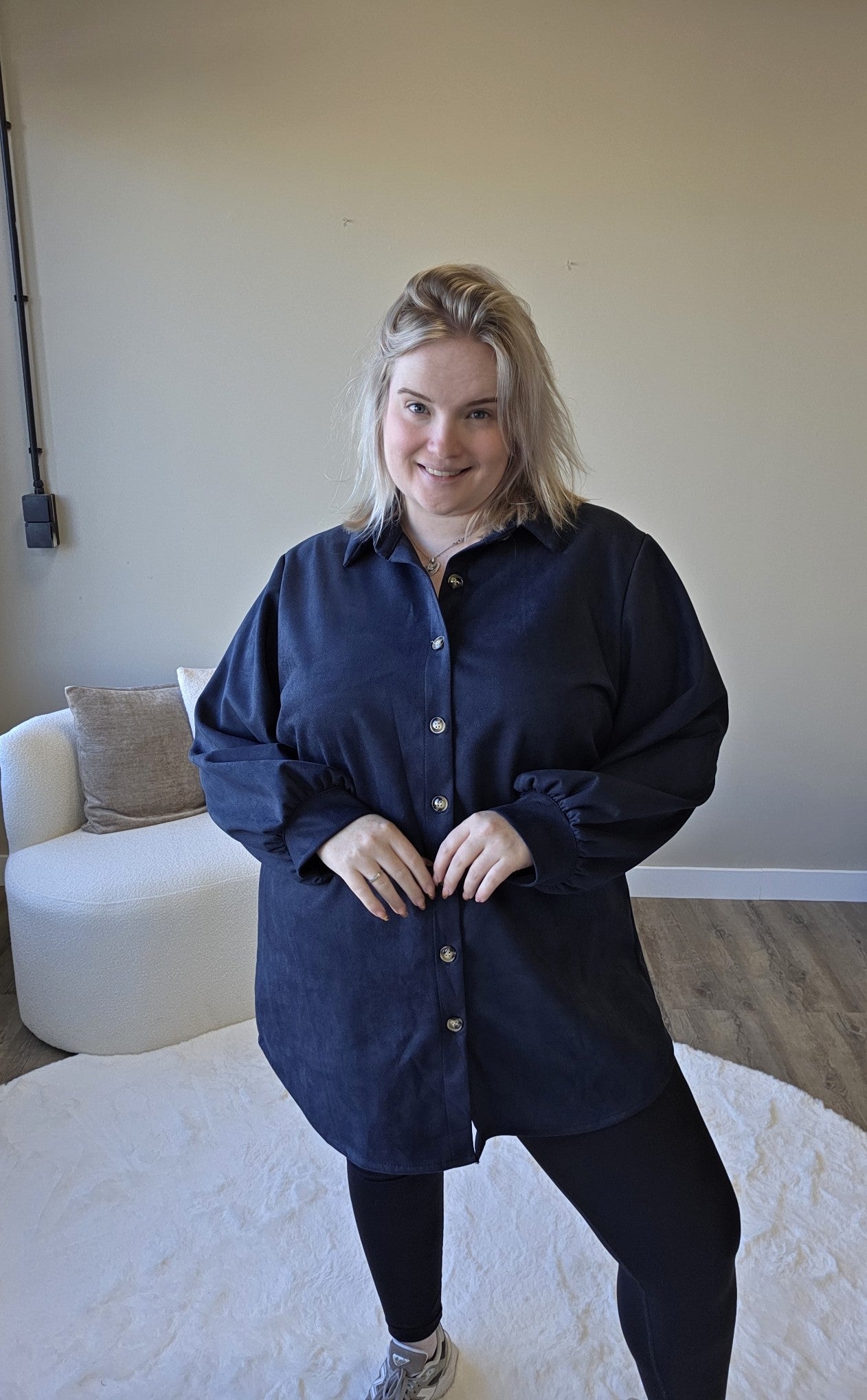 Suede Blouse (In 3 Kleuren)