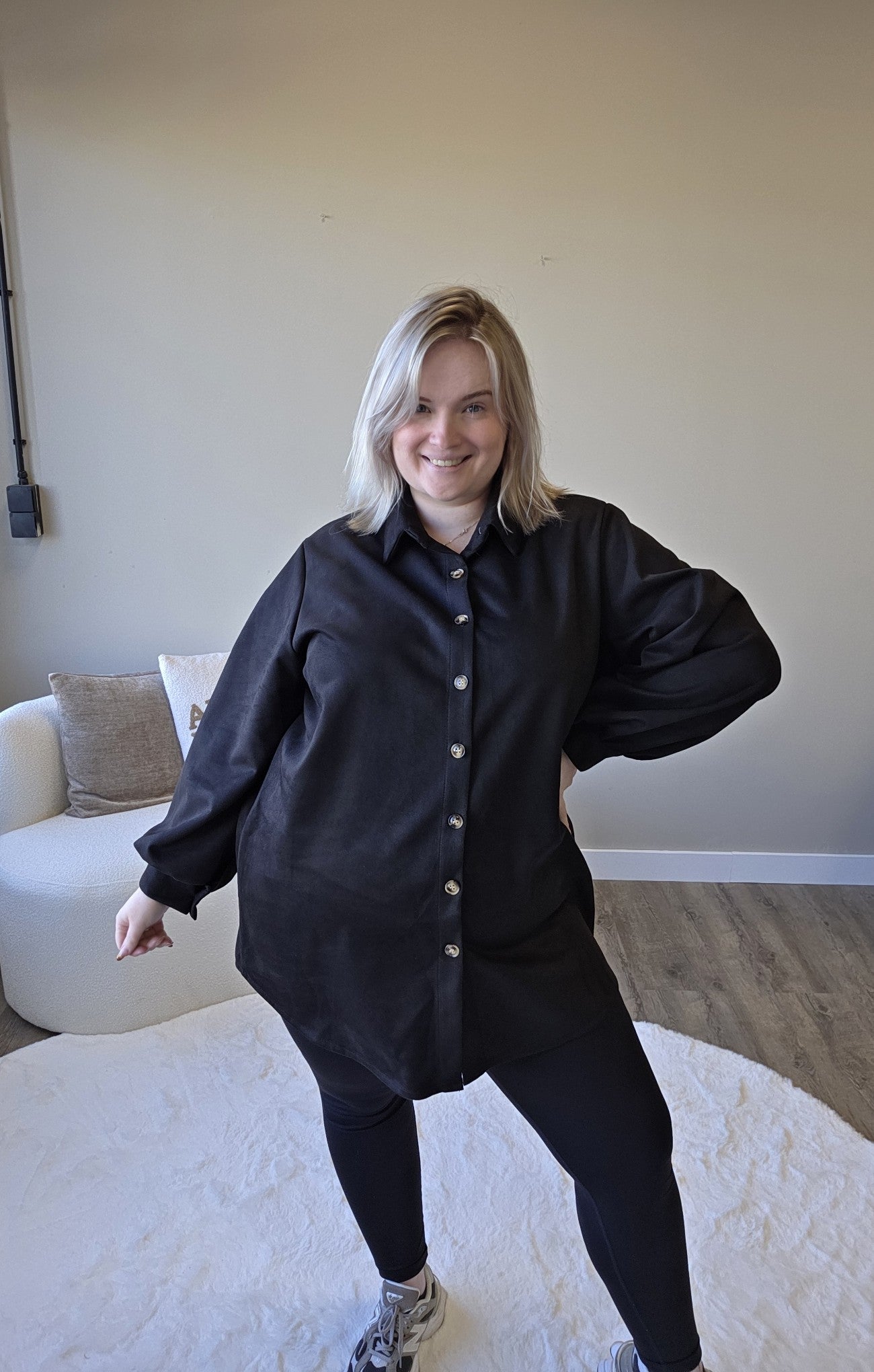 Suede Blouse (In 3 Kleuren)