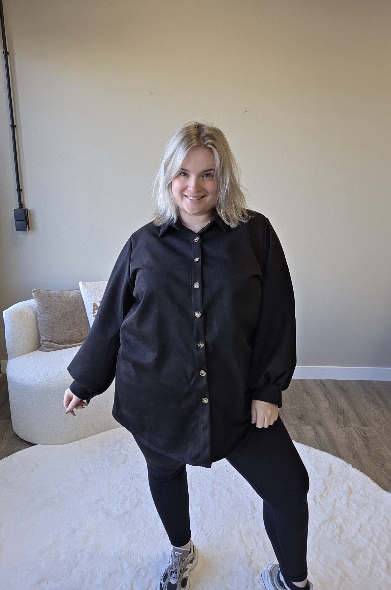 Suede Blouse (In 3 Kleuren)