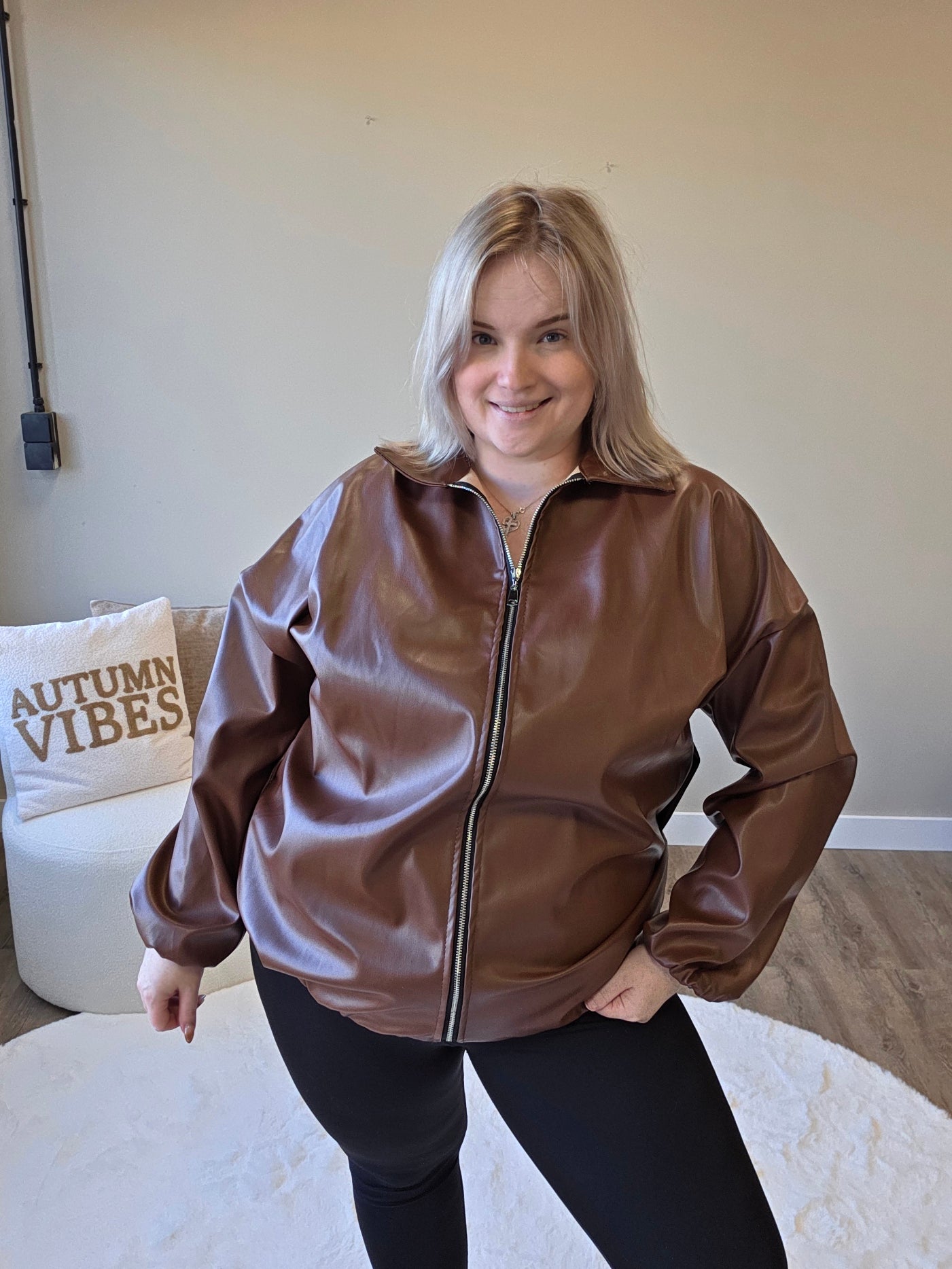 Leather Bomber Jackets (In 2 kleuren)