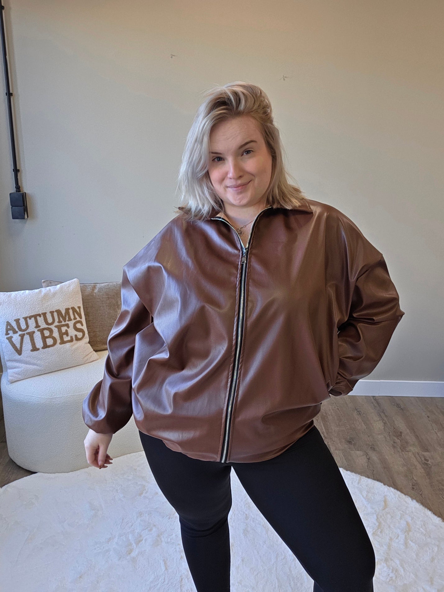 Leather Bomber Jackets (In 2 kleuren)