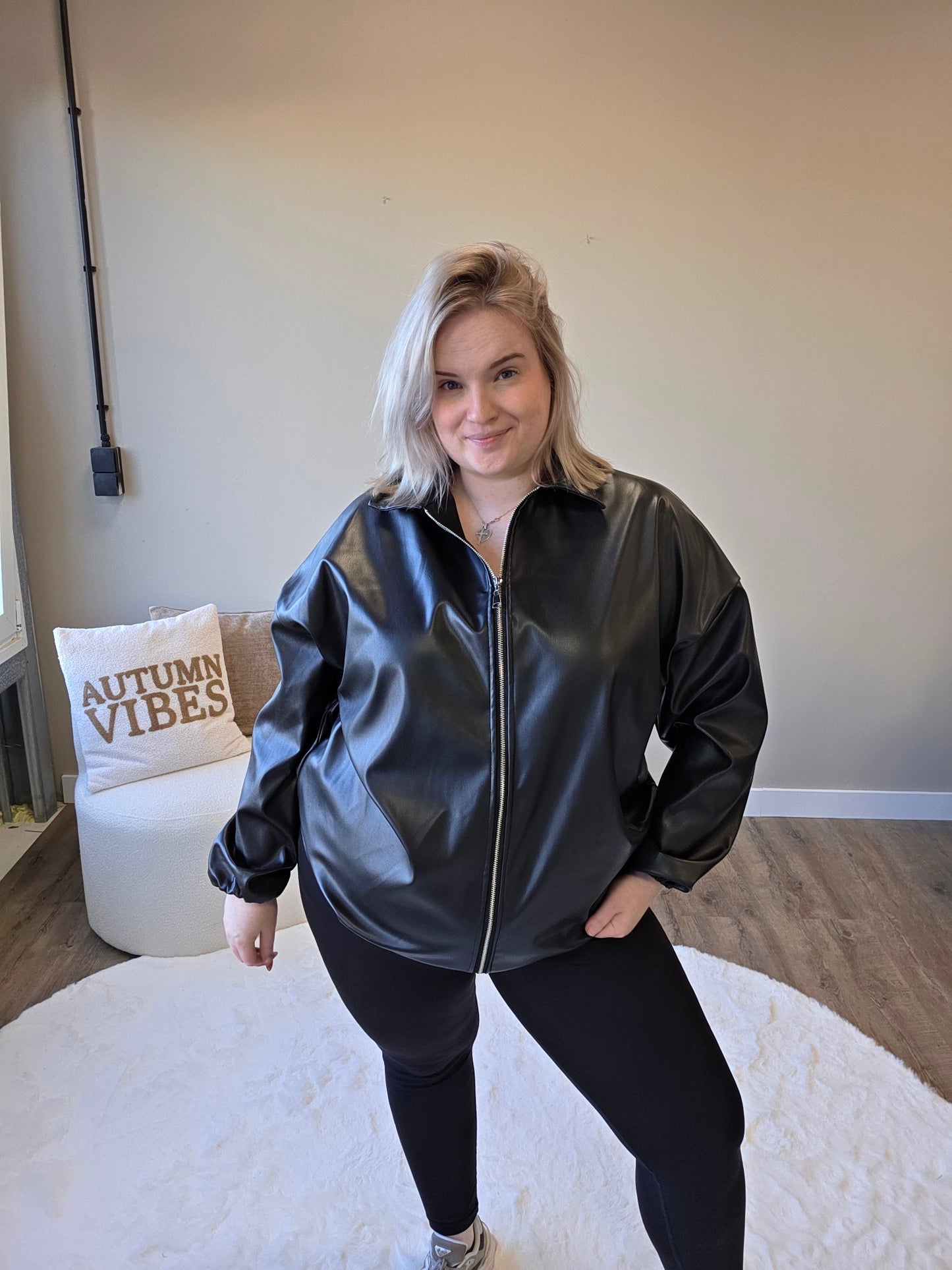 Leather Bomber Jackets (In 2 kleuren)