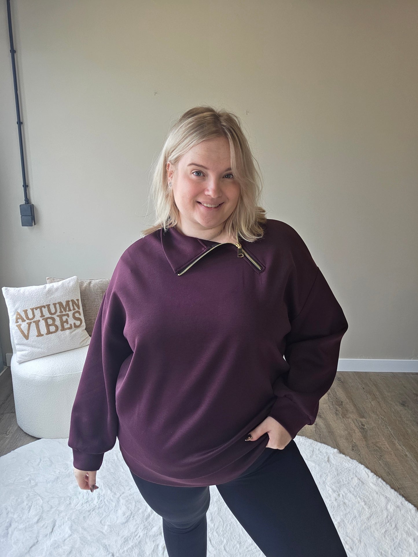 Zipper Sweater (In 3 kleuren)