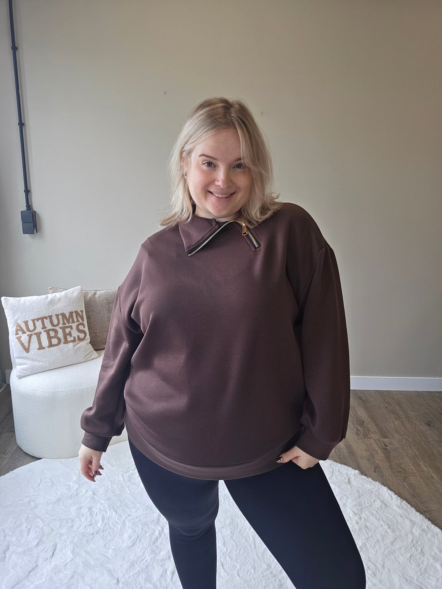 Zipper Sweater (In 3 kleuren)