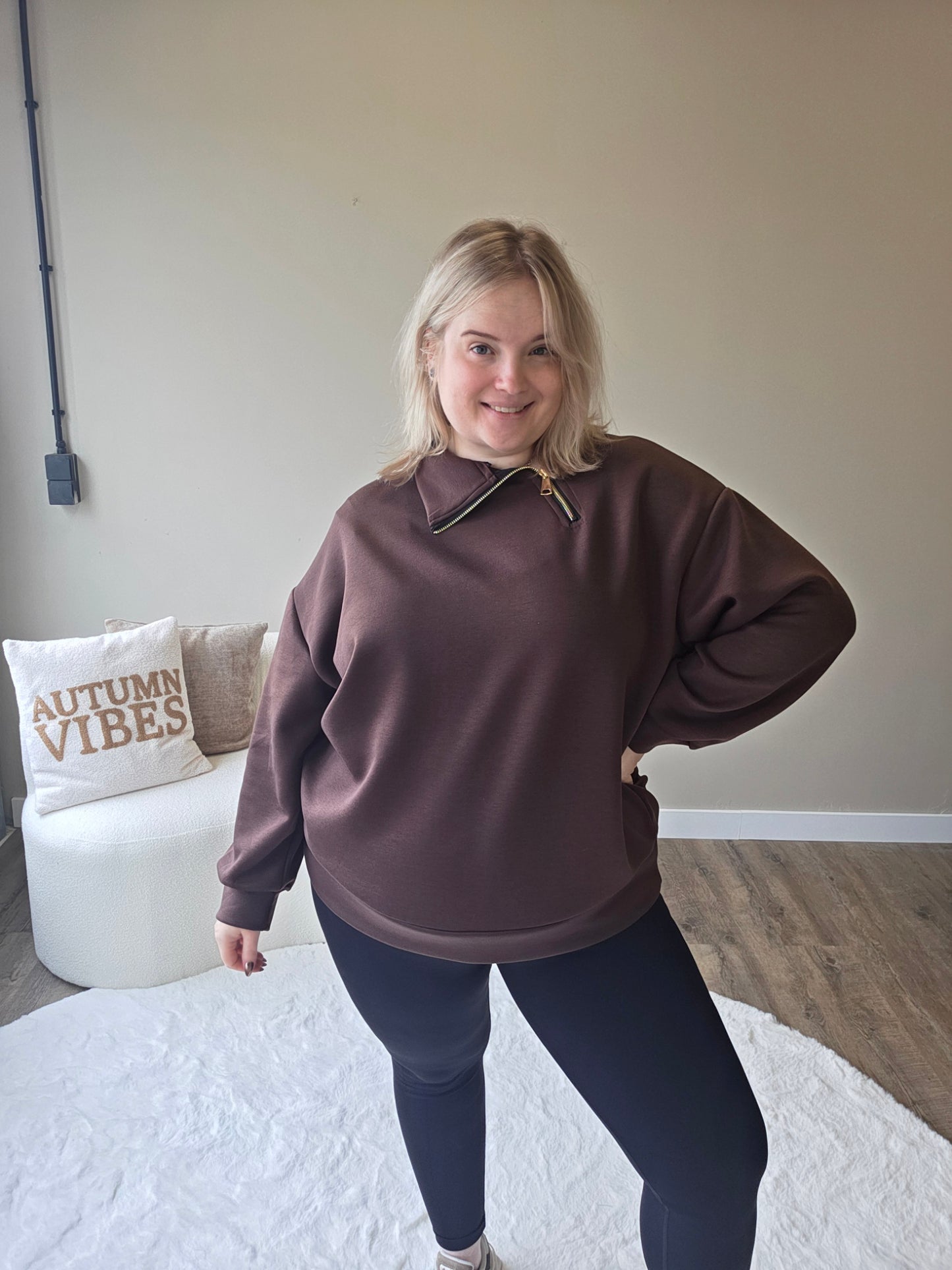Zipper Sweater (In 3 kleuren)
