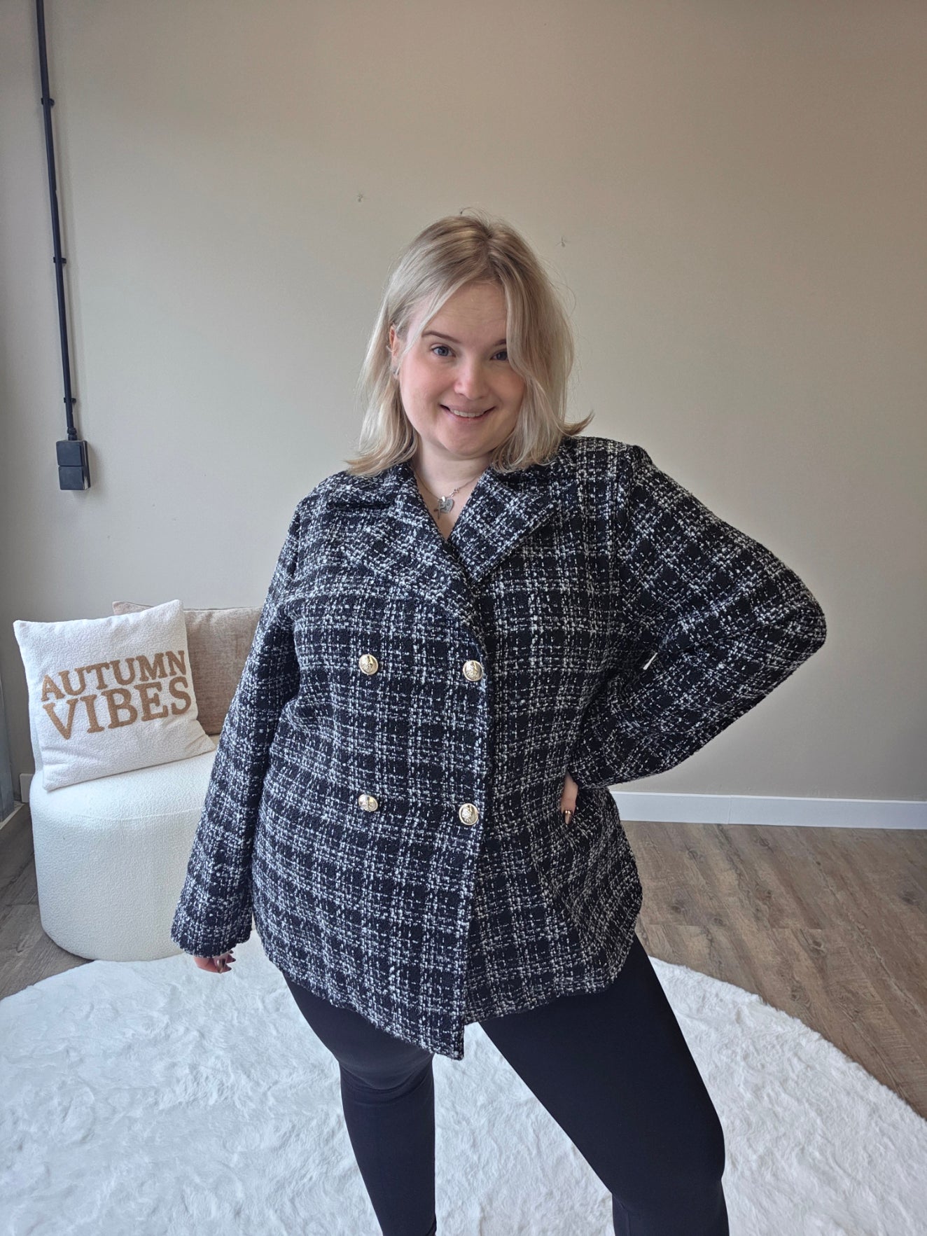 Tweed Jacket (In 2 kleuren)