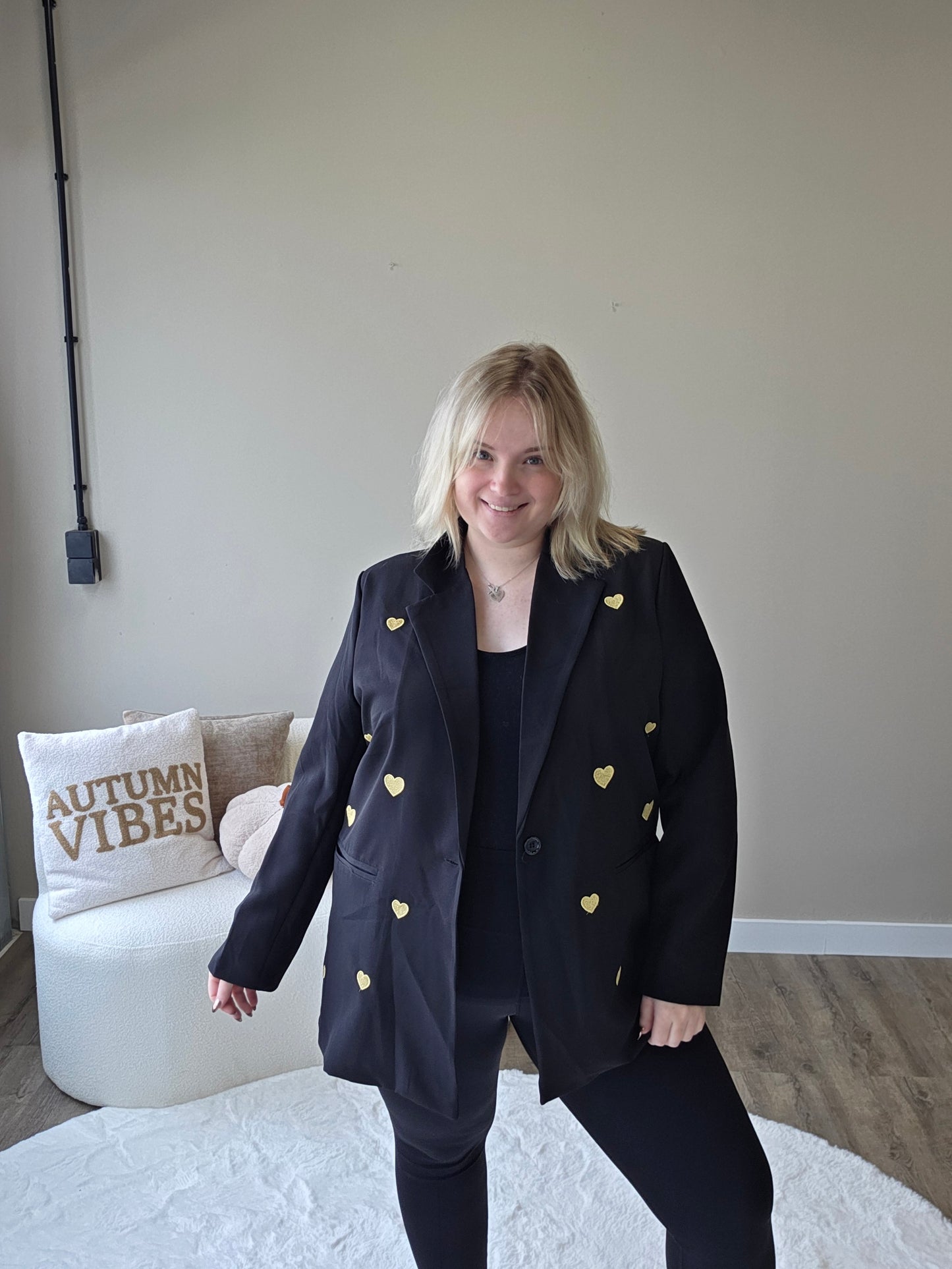 Hartjes Blazer (In 2 kleuren)