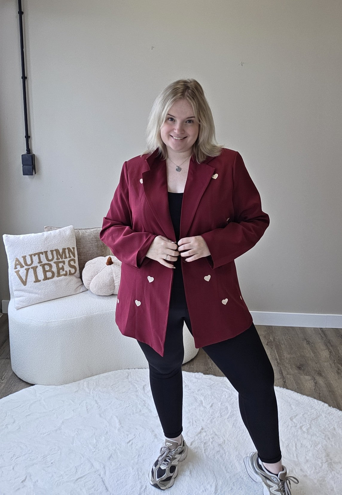 Hartjes Blazer (In 2 kleuren)