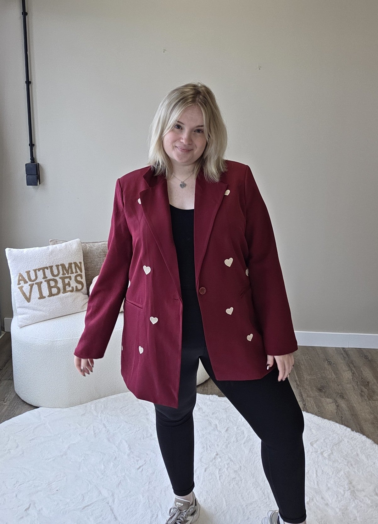 Hartjes Blazer (In 2 kleuren)