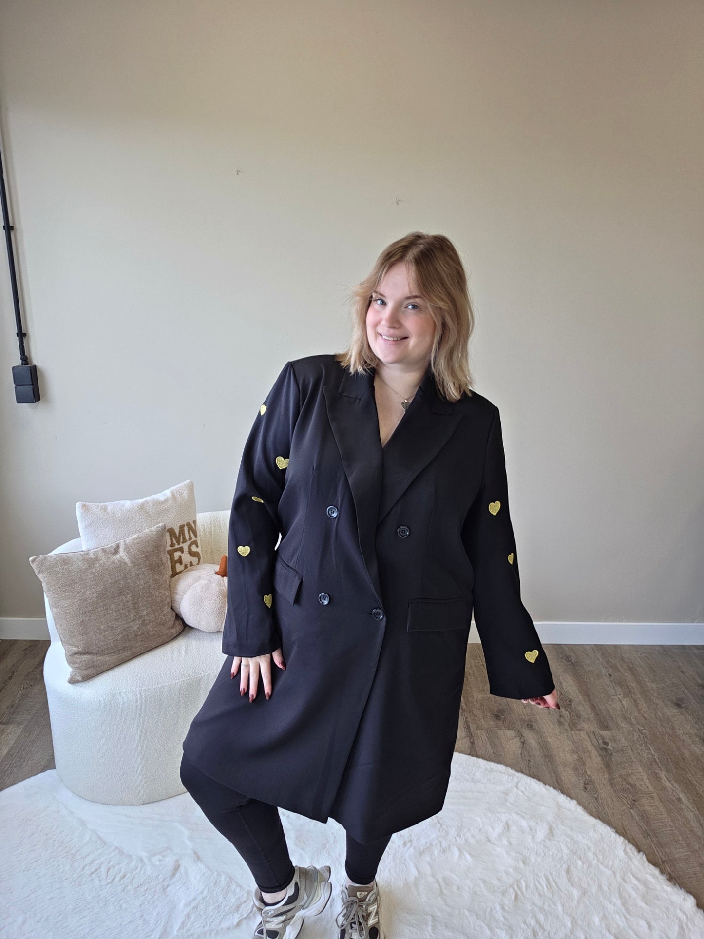 Hartjes Blazer Dress (In 3 kleuren)