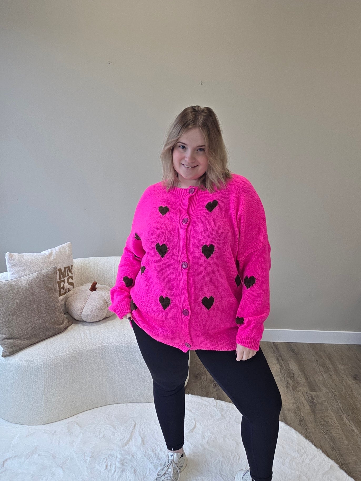 Hartjes Cardigan (In 2 kleuren)