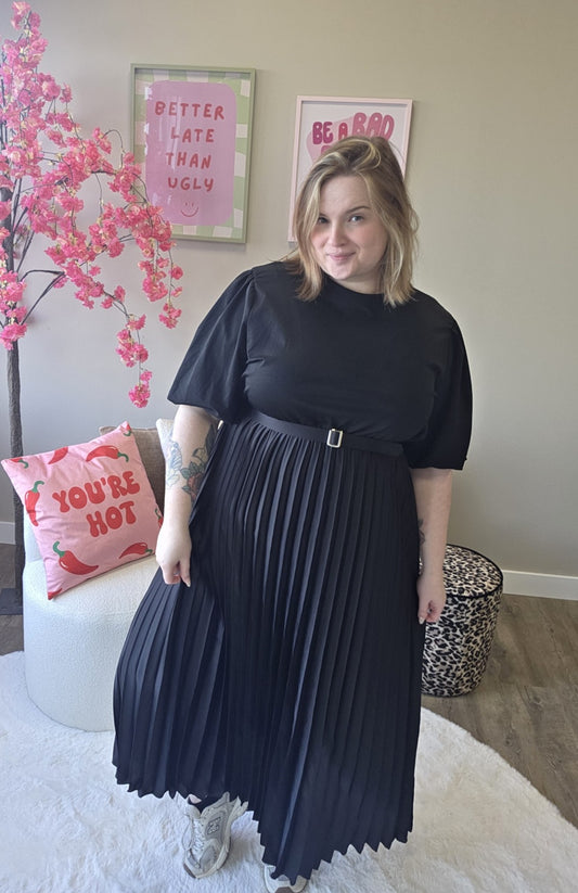 Plissé Jurk (In 5 kleuren)