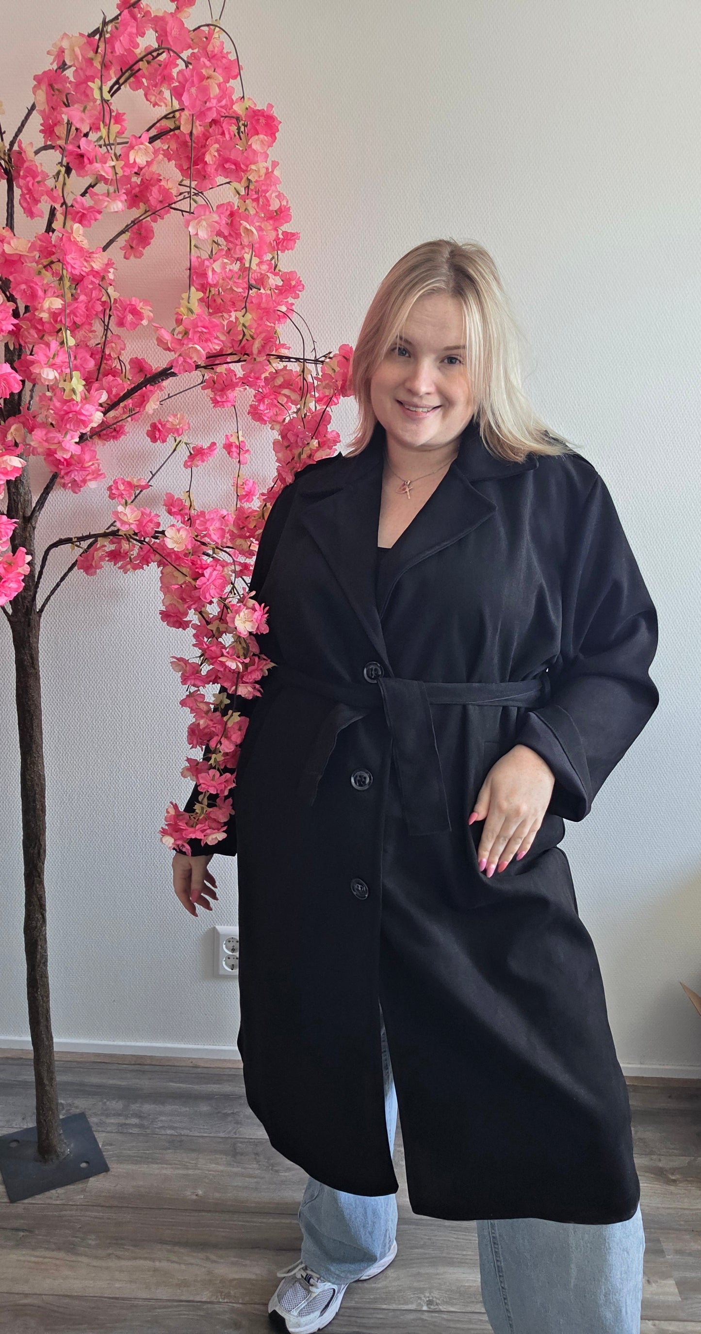 Suede Look Trench (In 2 kleuren)