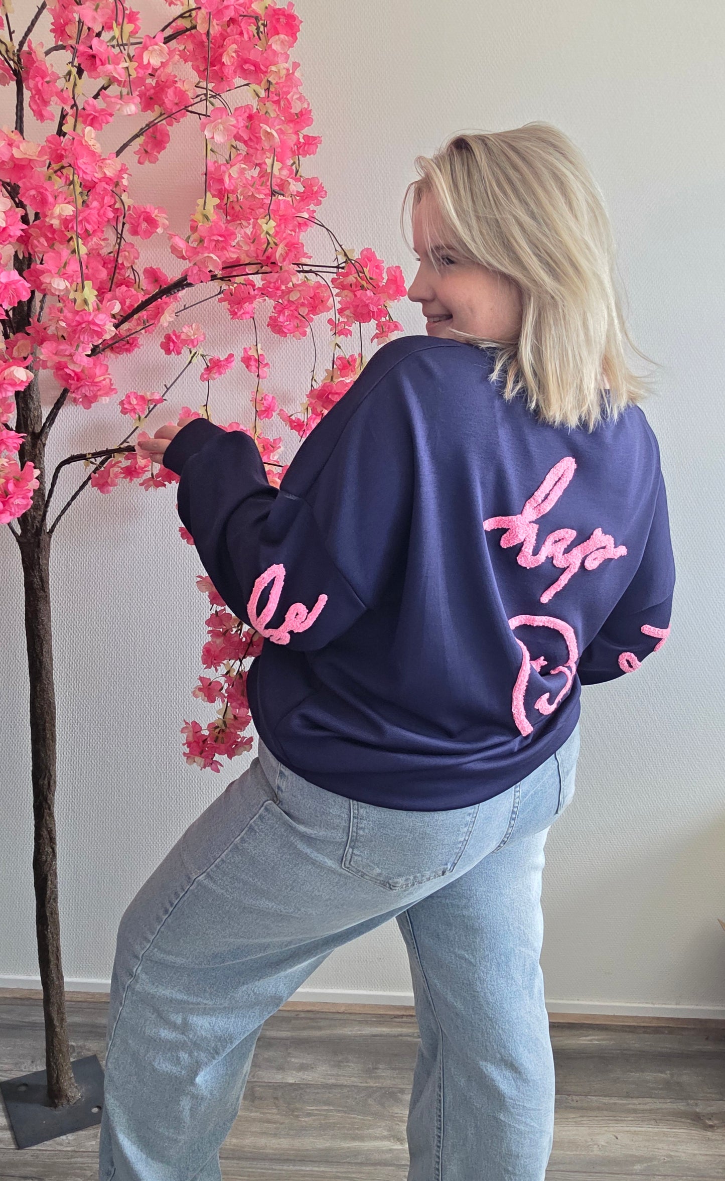 Be Happy Oversized Sweater (In 4 kleuren)