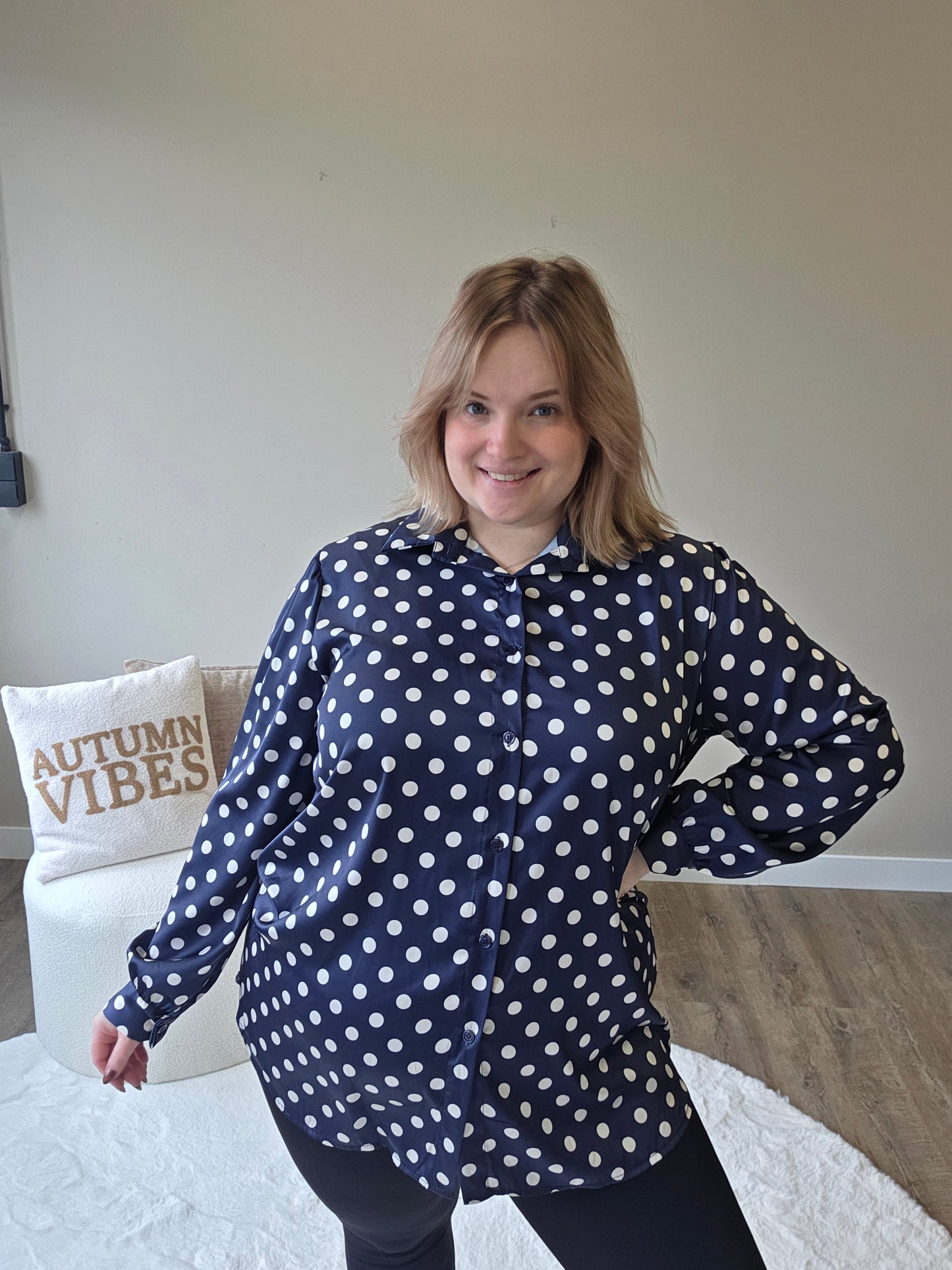 Dot Blouse (In 2 kleuren)