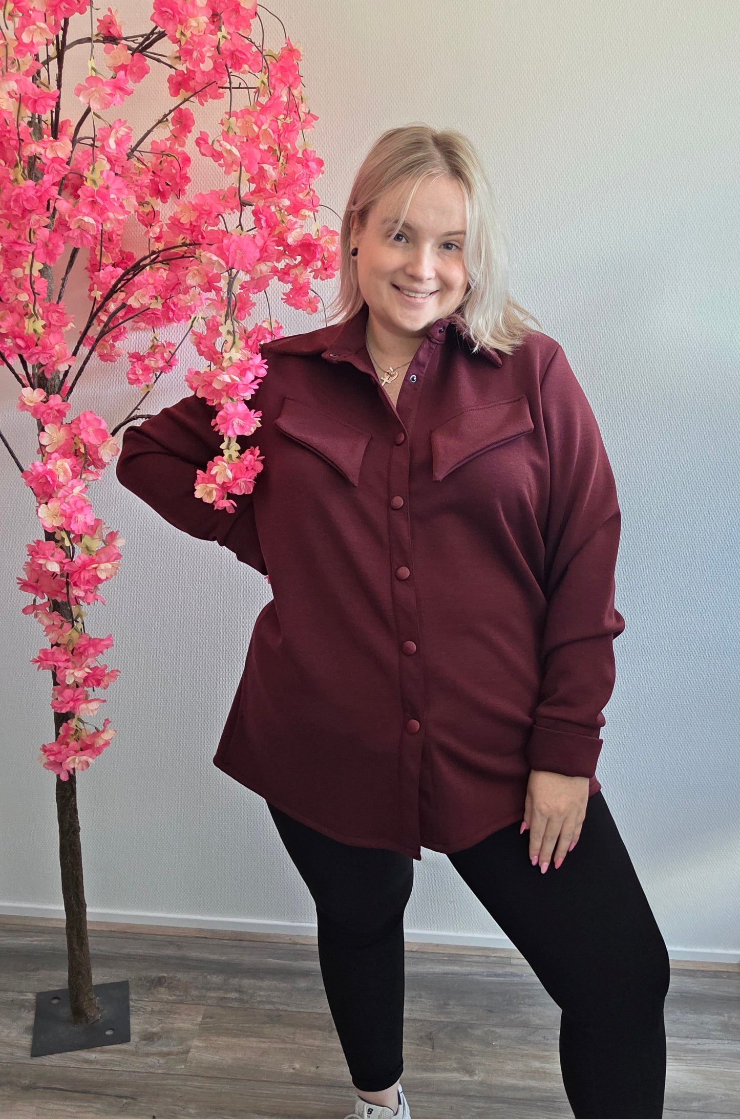 Drukknoop Blouse (In 4 kleuren)