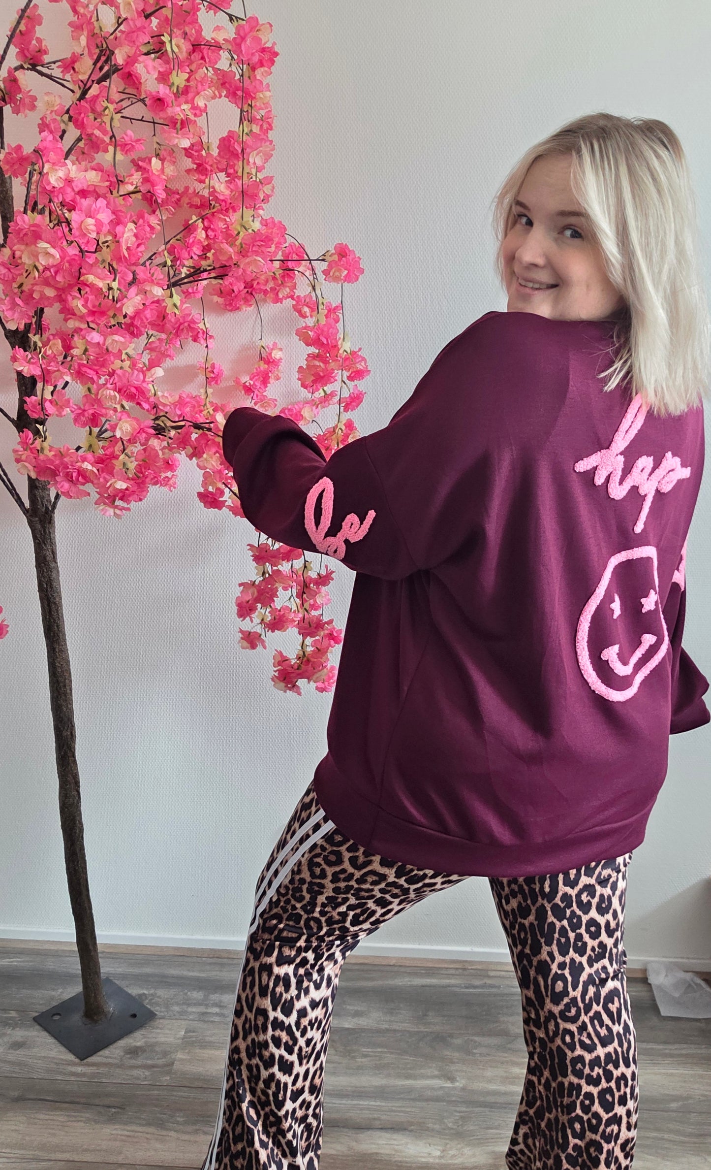 Be Happy Oversized Sweater (In 4 kleuren)