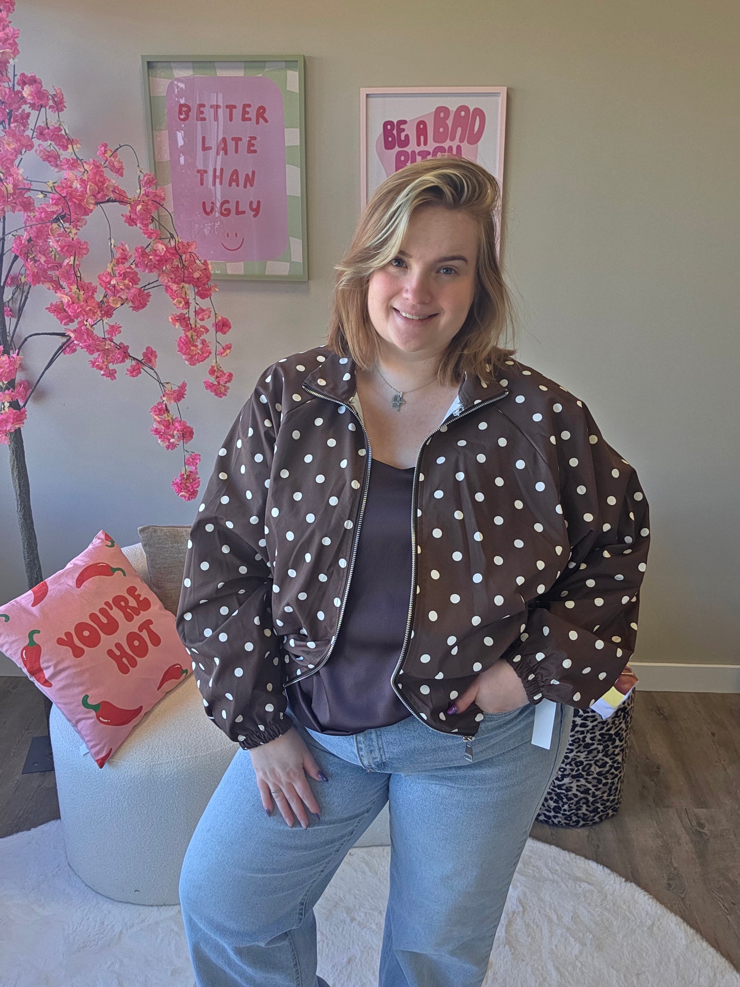 Dot Jackets (in 4 kleuren)