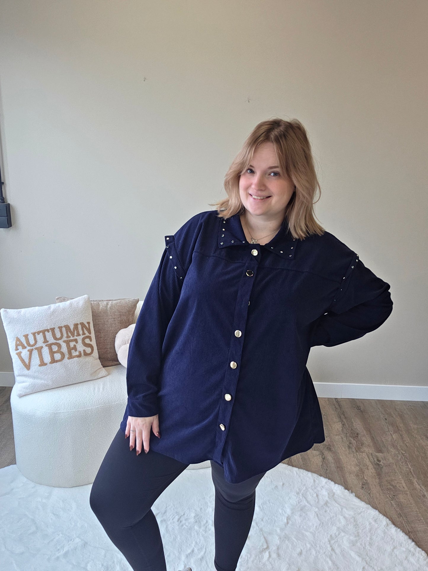 Studs Blouse (In 3 kleuren)