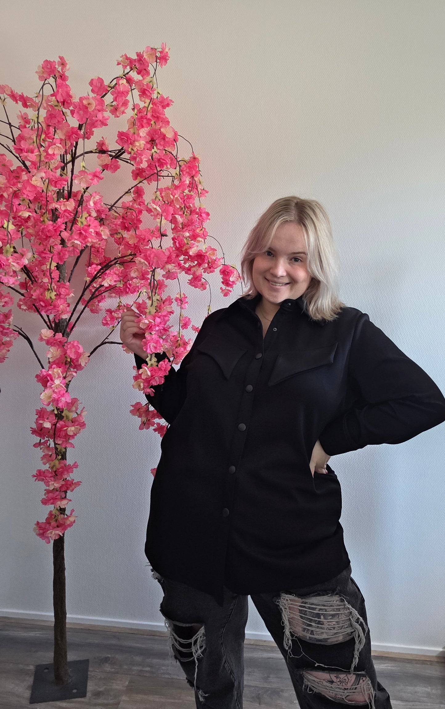 Drukknoop Blouse (In 4 kleuren)