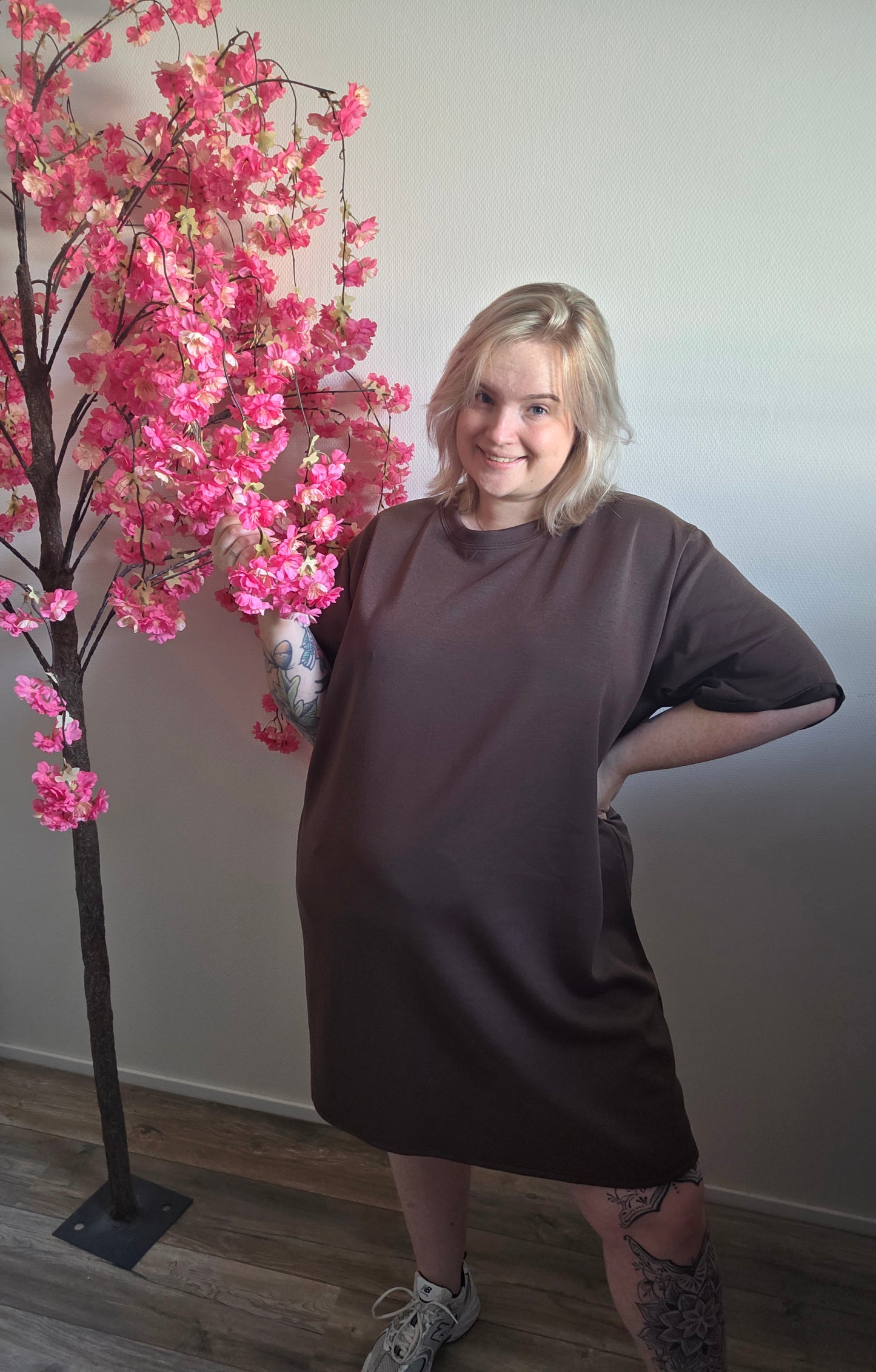T-Shirt Dress met riem (In 5 kleuren)