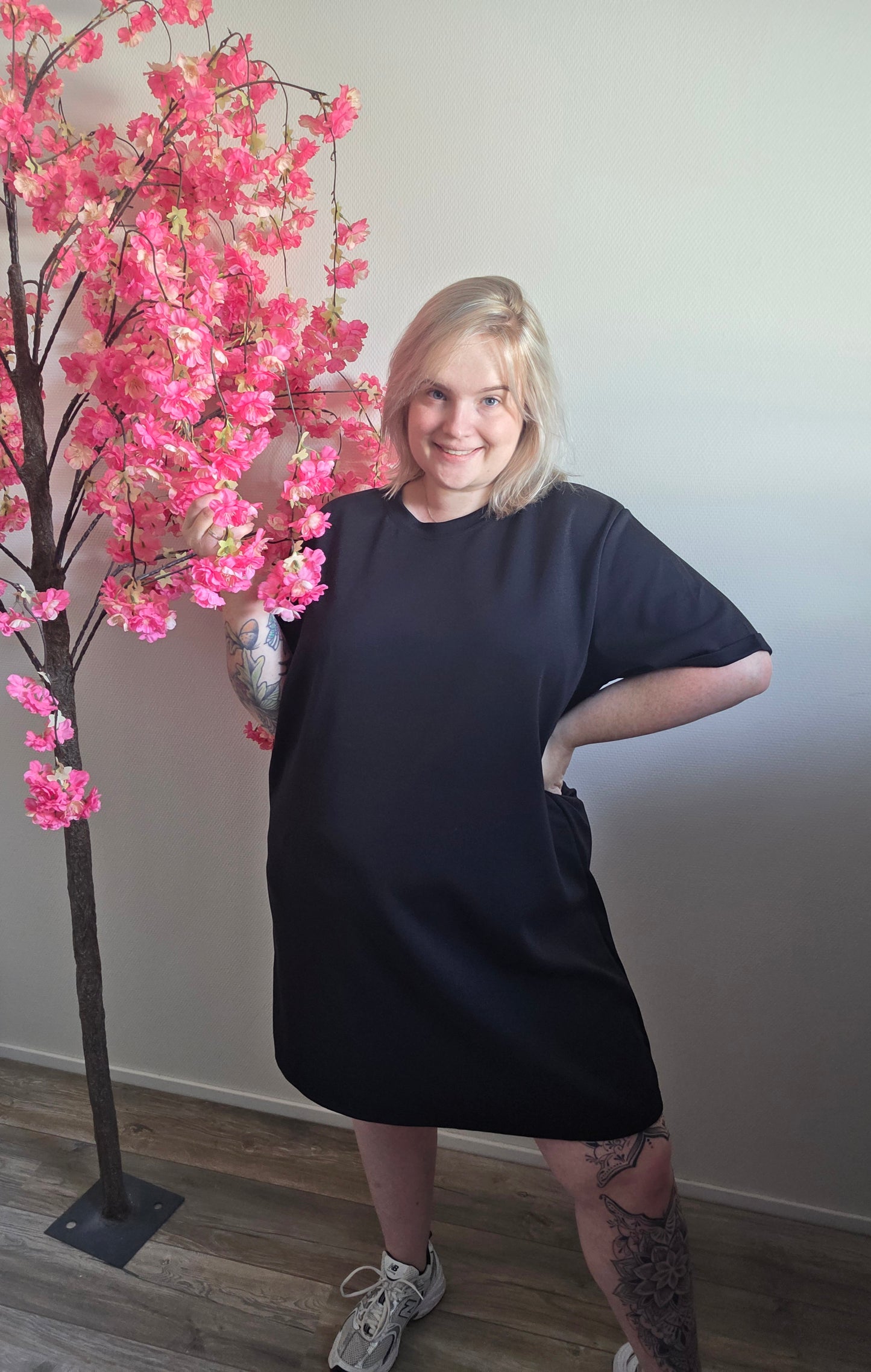 T-Shirt Dress met riem (In 5 kleuren)