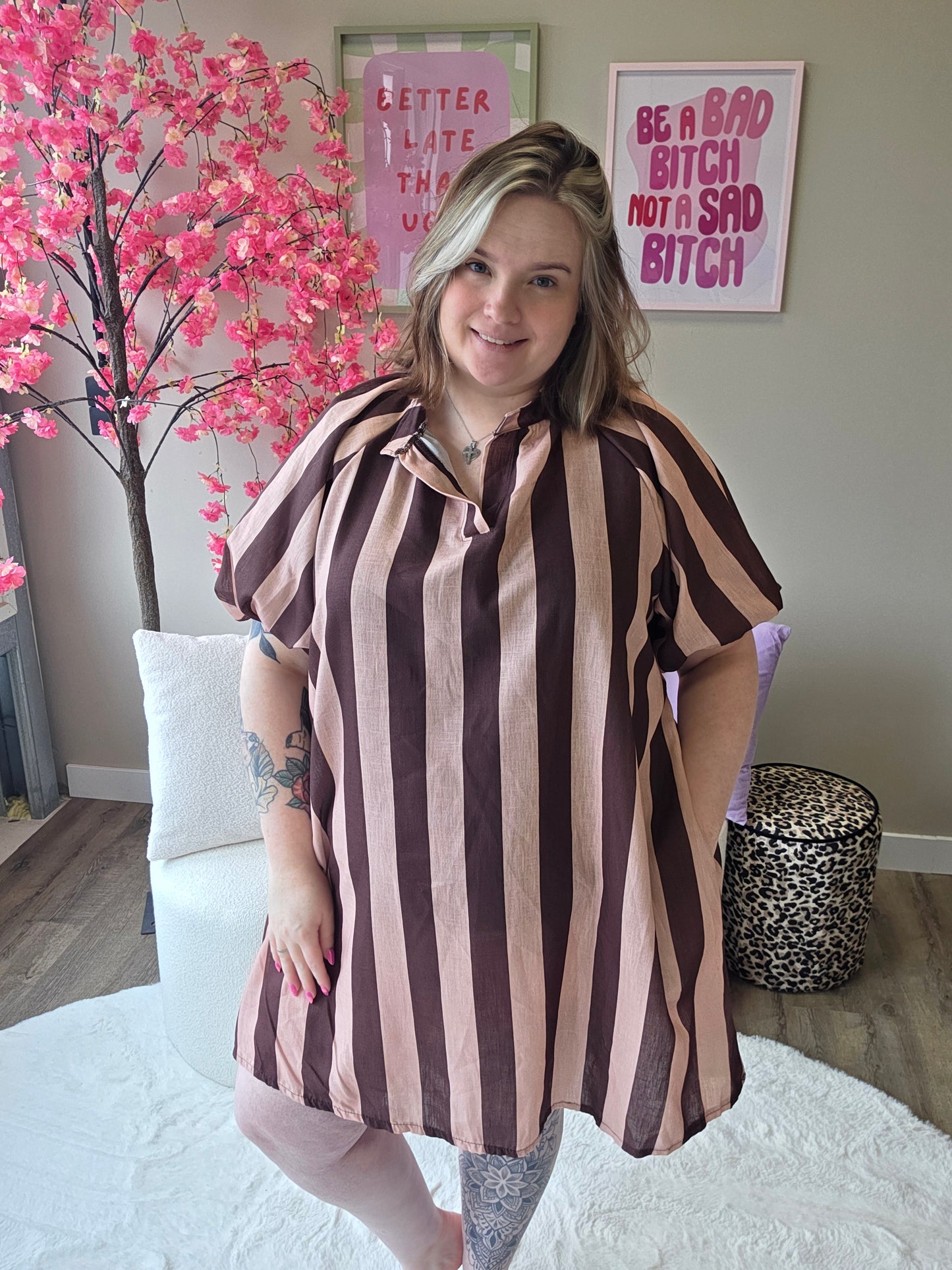 Stripe Pofmouw Jurkjes (in 5 kleuren)
