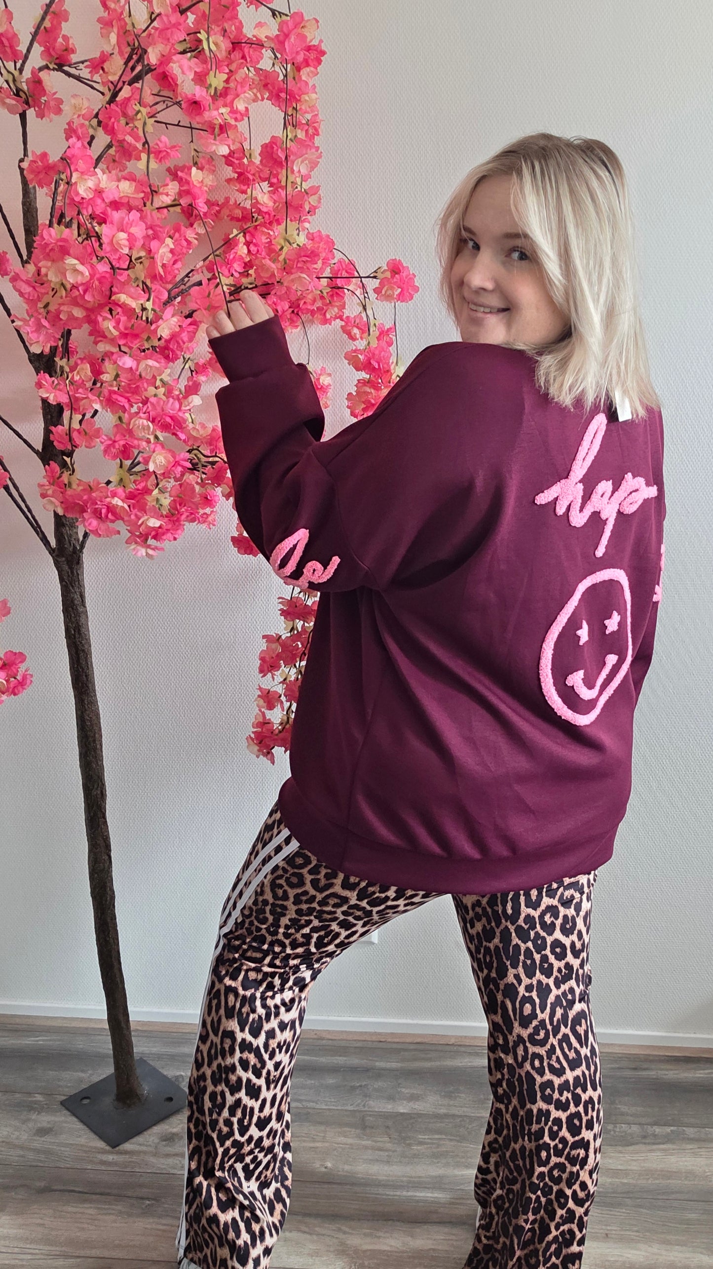 Be Happy Oversized Sweater (In 4 kleuren)
