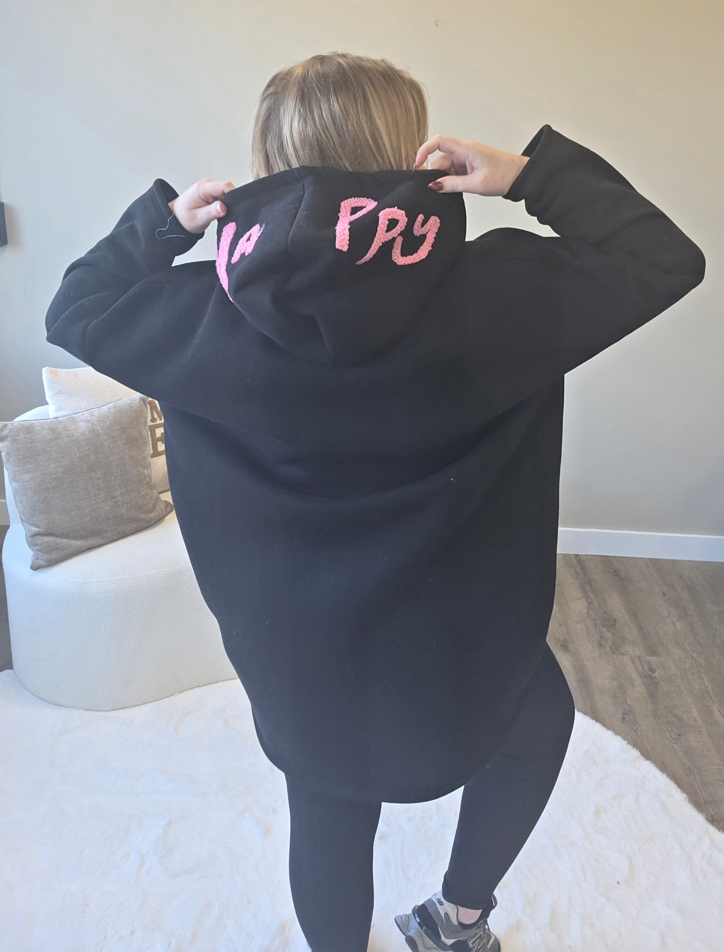 Be Happy Hoodies (In 2 kleuren)