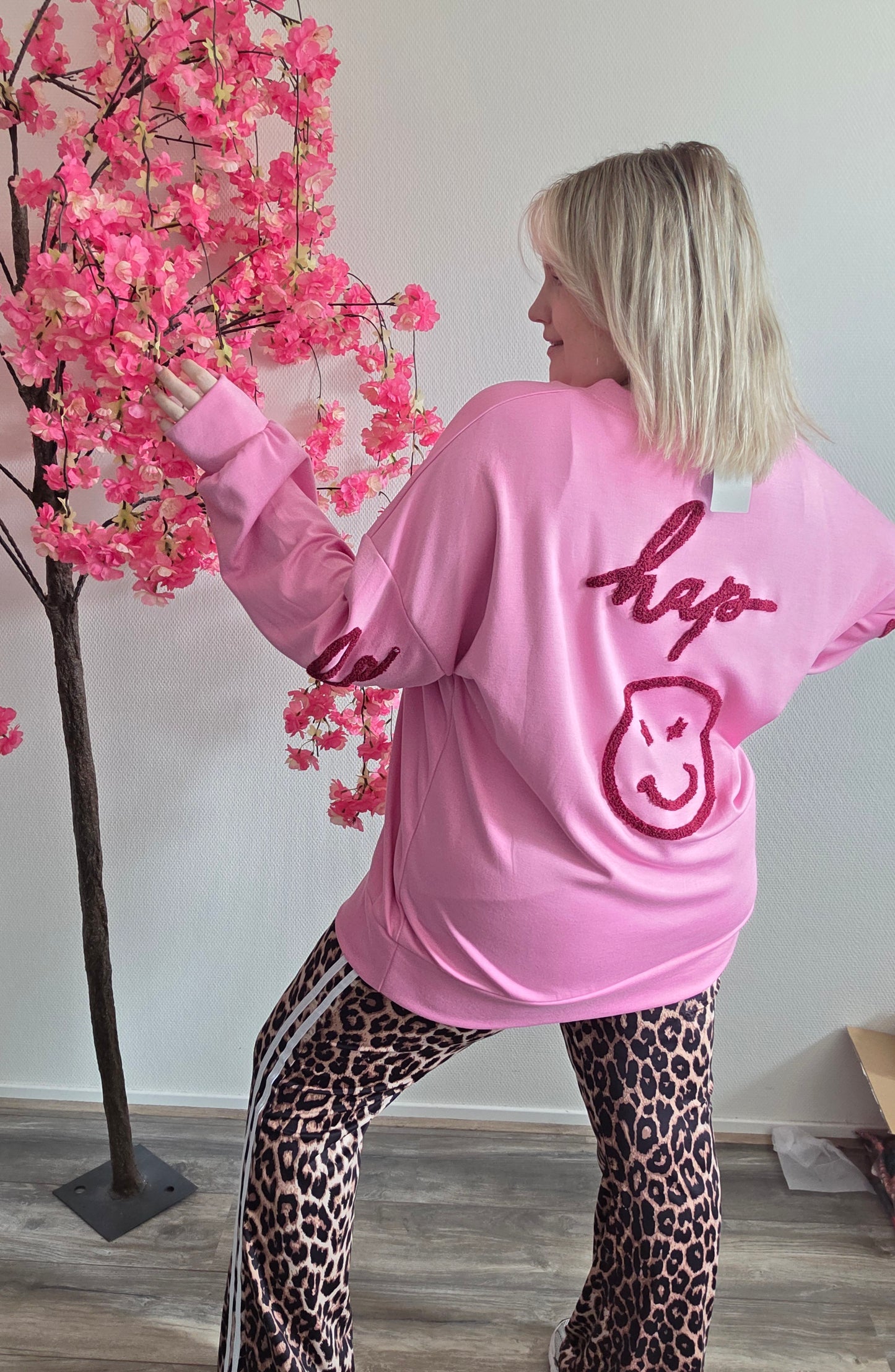 Be Happy Oversized Sweater (In 4 kleuren)