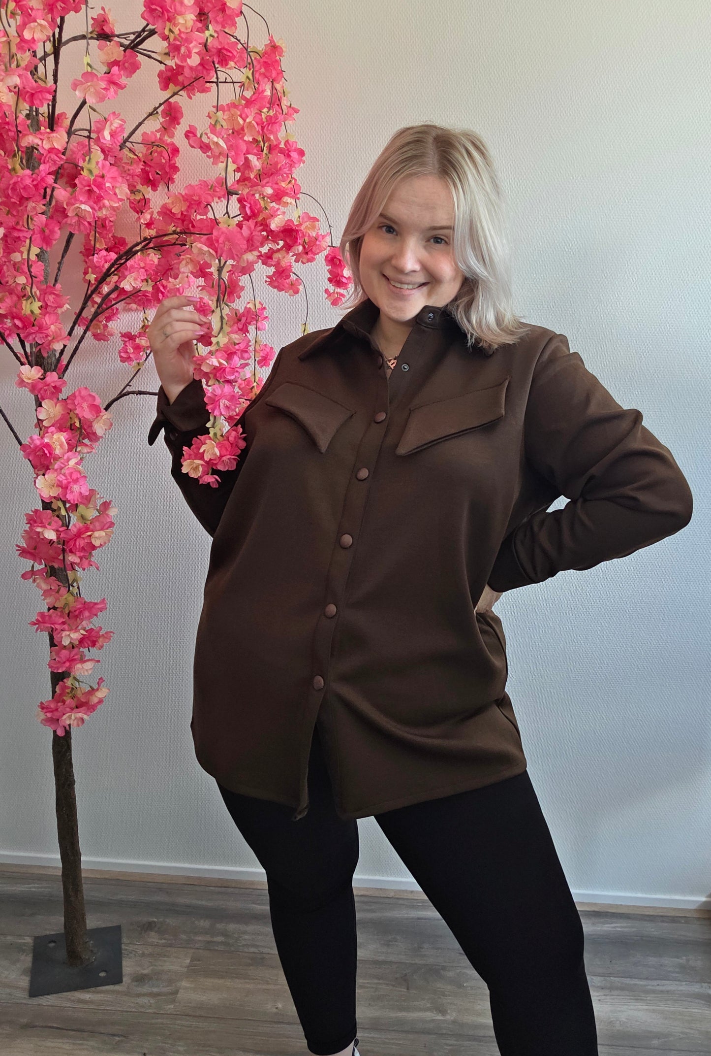 Drukknoop Blouse (In 4 kleuren)