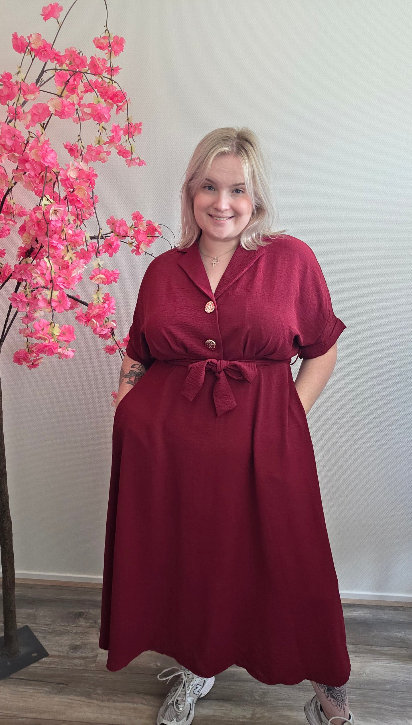 Button Dress (In 2 kleuren)