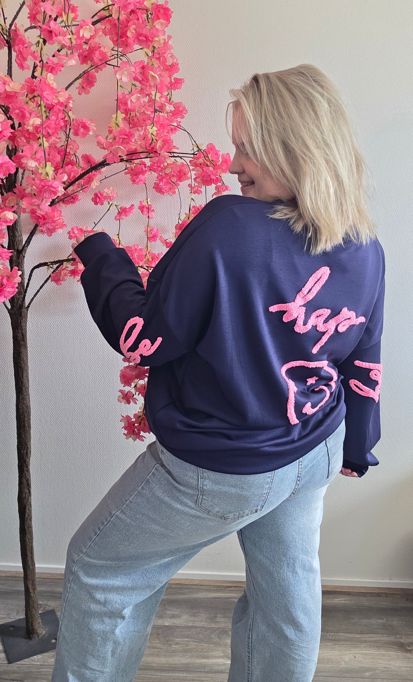 Be Happy Oversized Sweater (In 4 kleuren)