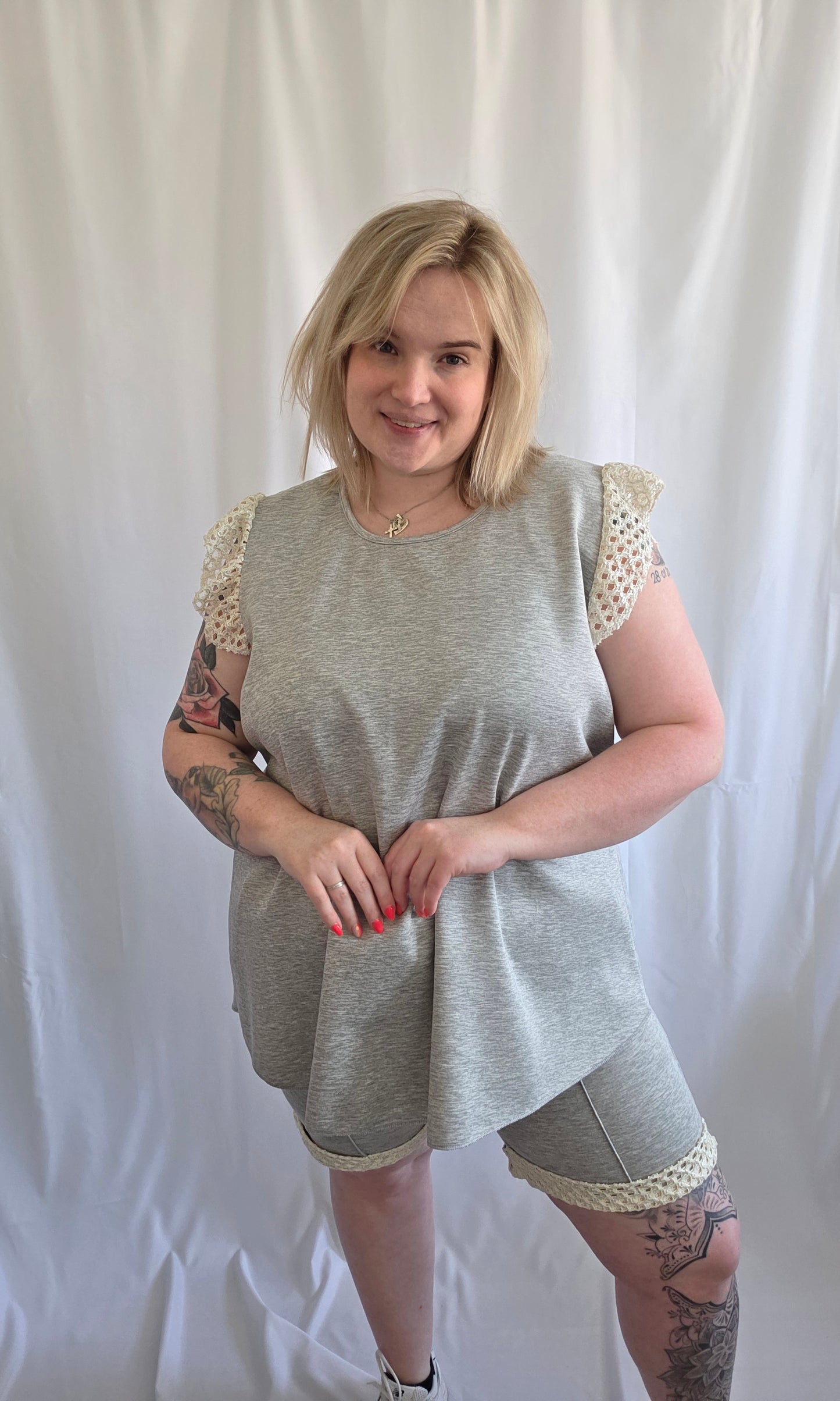 2 Piece Set met kant (In 2 kleuren)