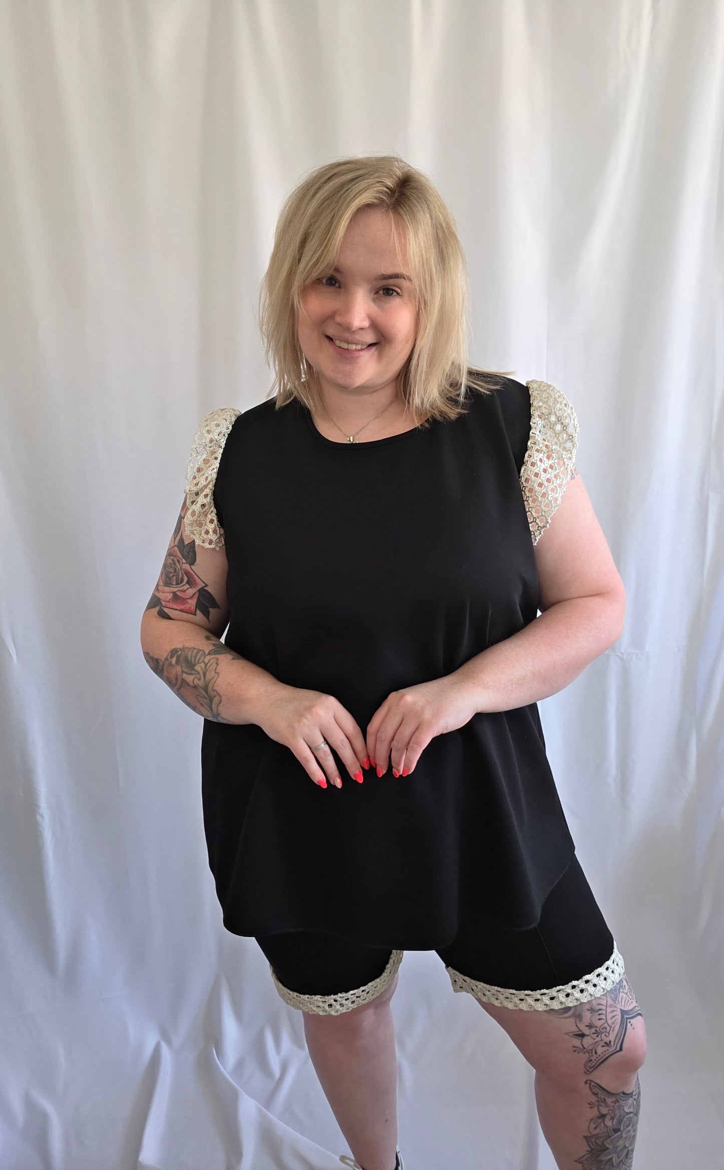 2 Piece Set met kant (In 2 kleuren)