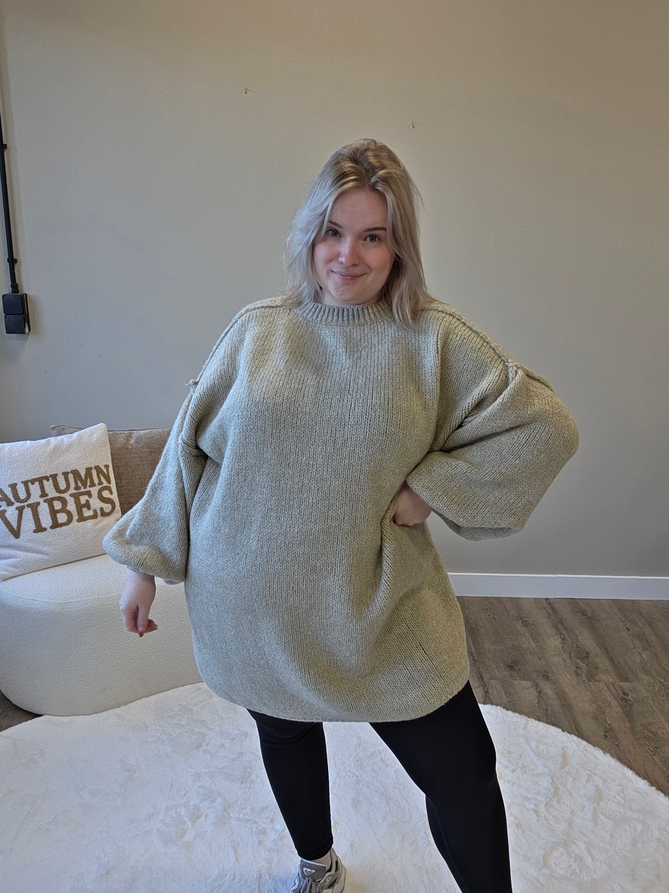 Gina Knit Long Beige