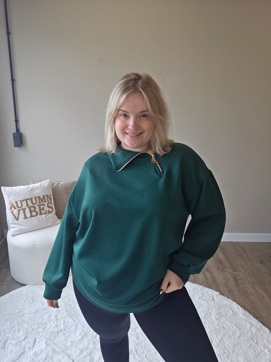 Zipper Sweater (In 3 kleuren)