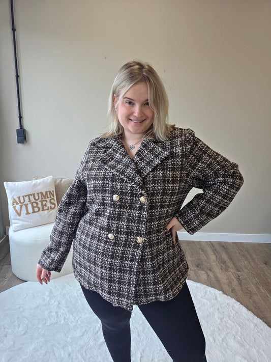 Tweed Jacket (In 2 kleuren)