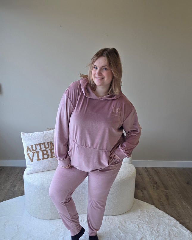 NC Loungewear Velvet Pak Blush Pink