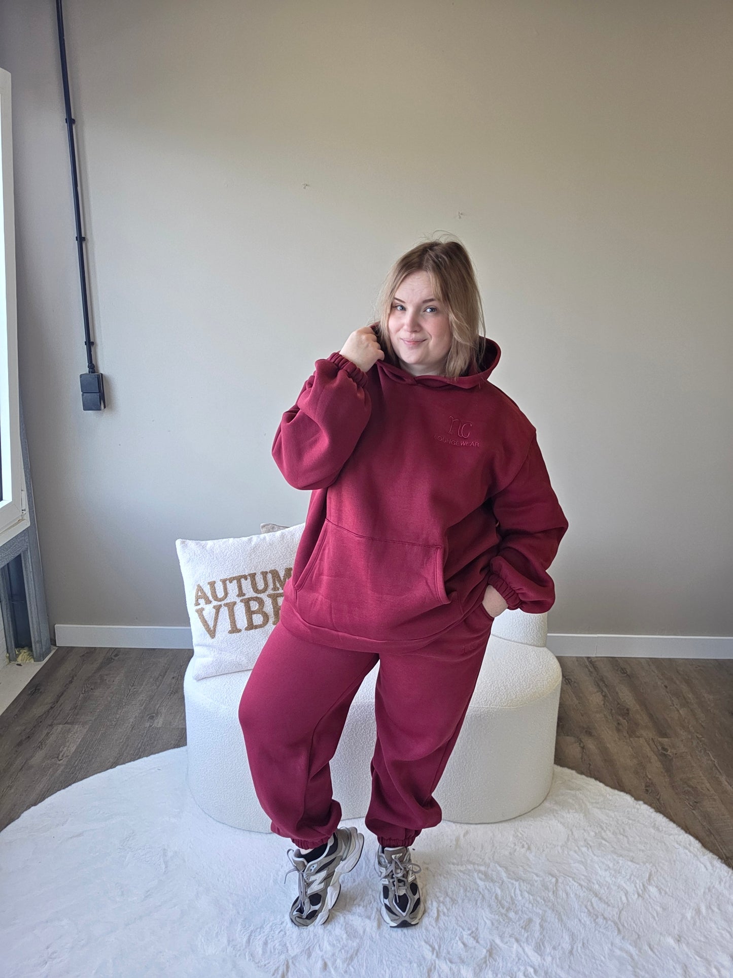 NC Statement Track Suit Burgundy
