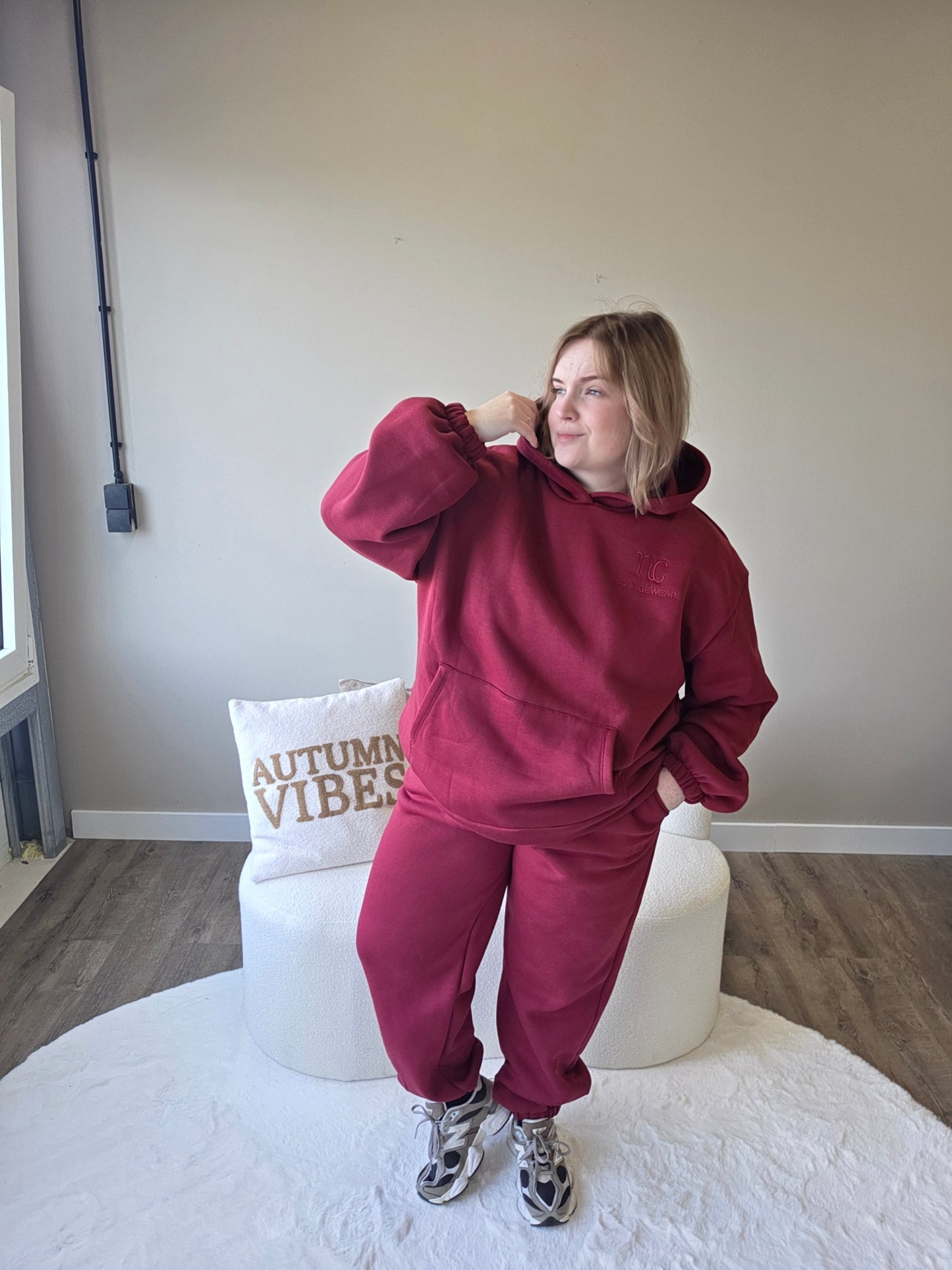 NC Statement Track Suit Burgundy