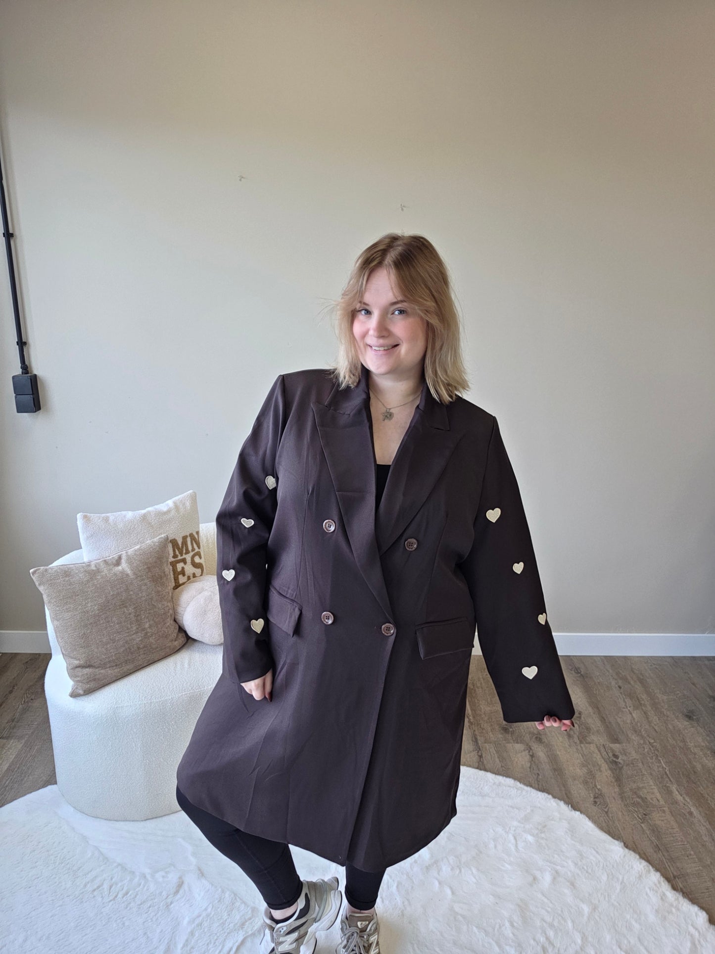 Hartjes Blazer Dress (In 3 kleuren)