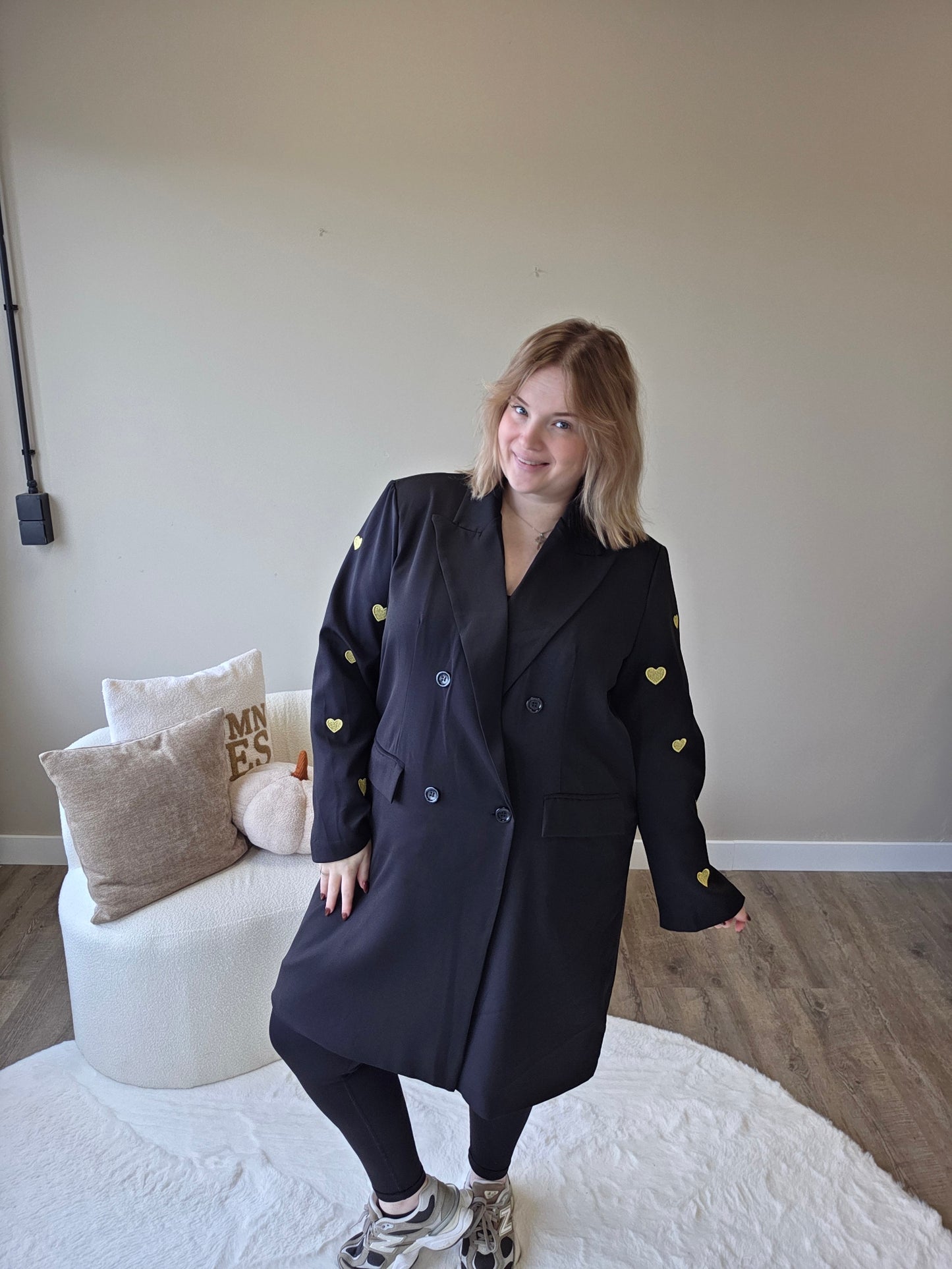 Hartjes Blazer Dress (In 3 kleuren)