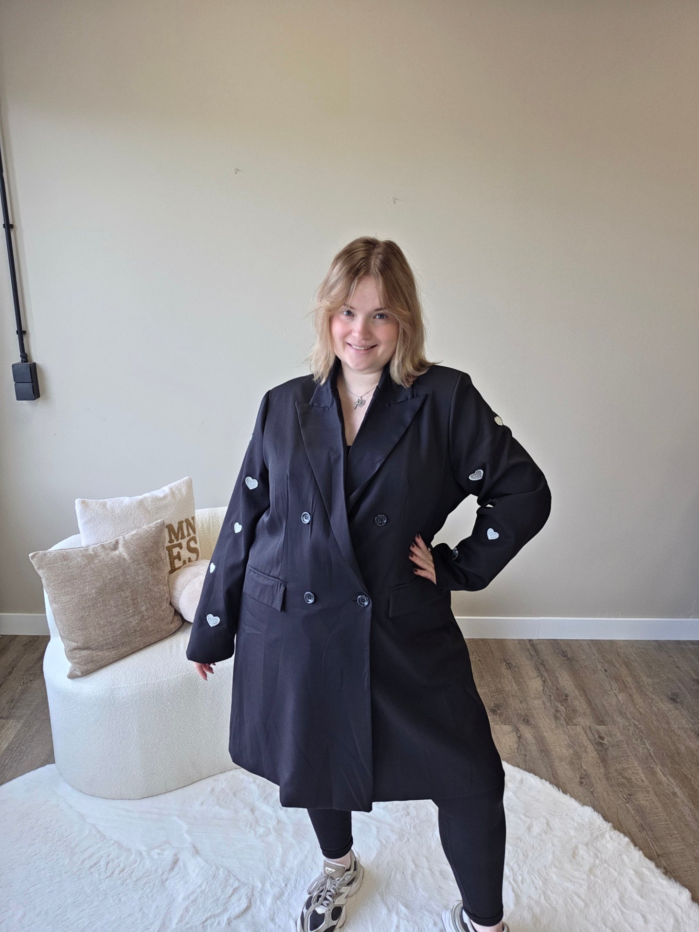 Hartjes Blazer Dress (In 3 kleuren)